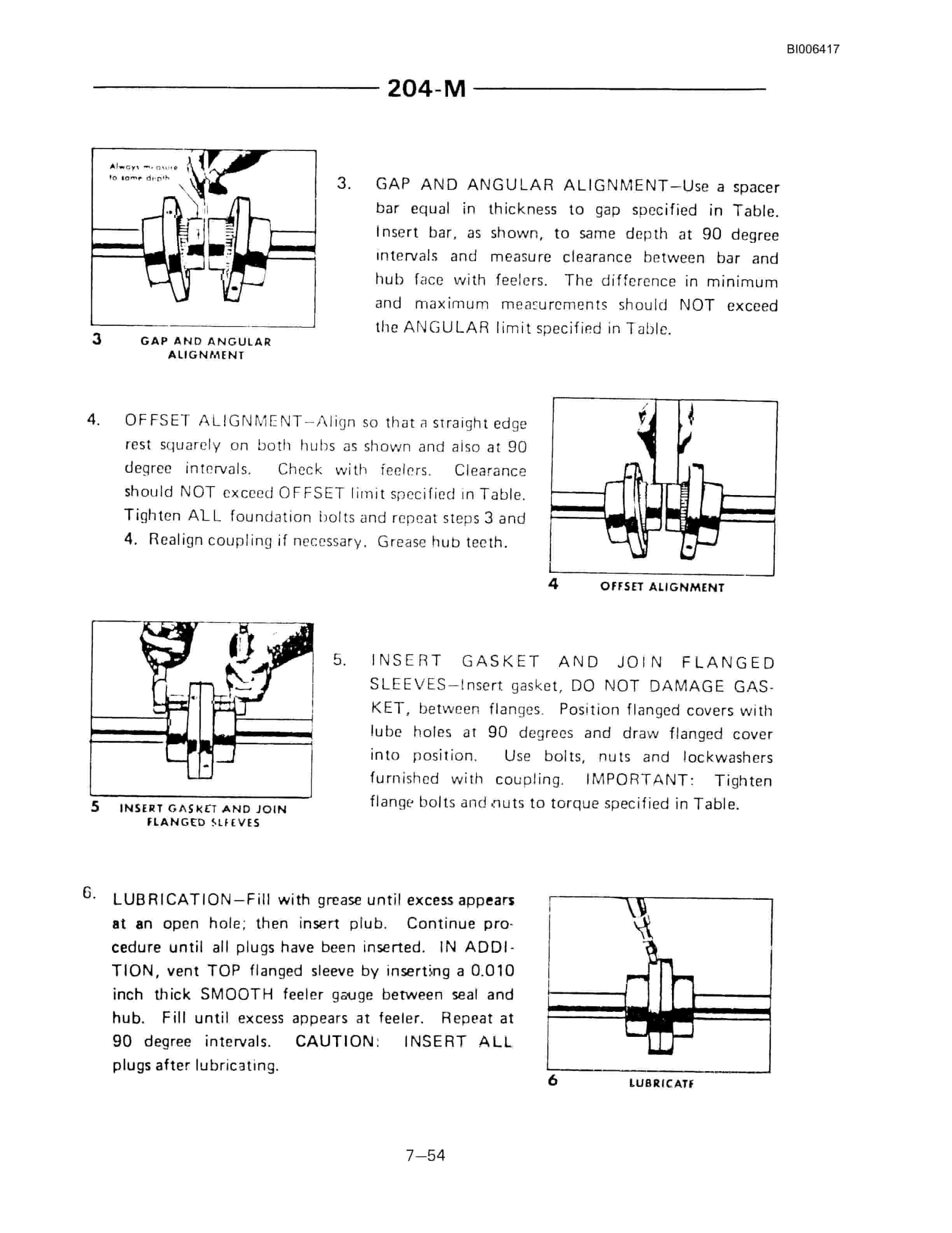 Bucyrus 204-M Superfront Technical Manual BI006417-5