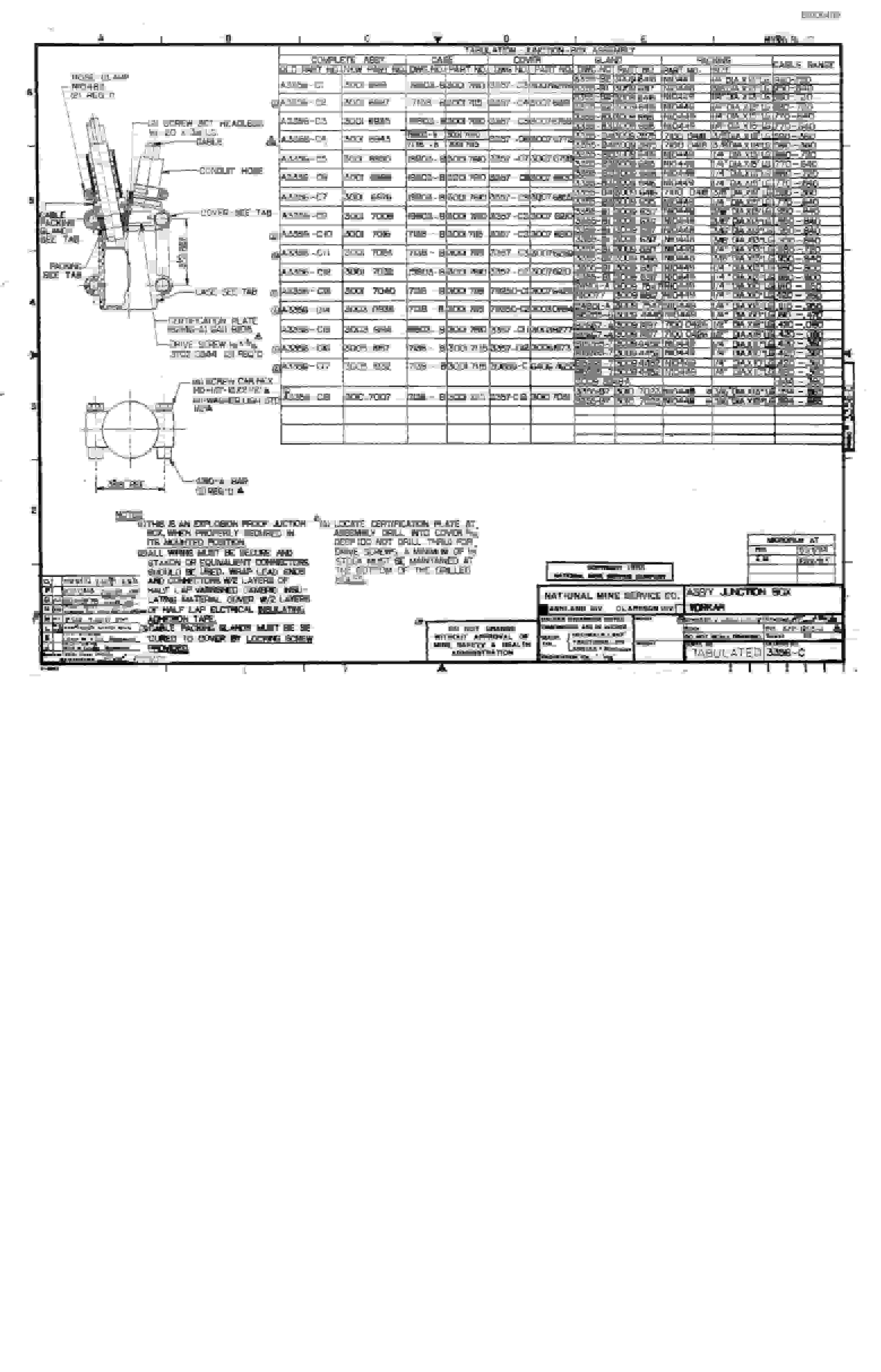 Bucyrus 2460-2 Drum Miner Parts Catalog BI000409-5