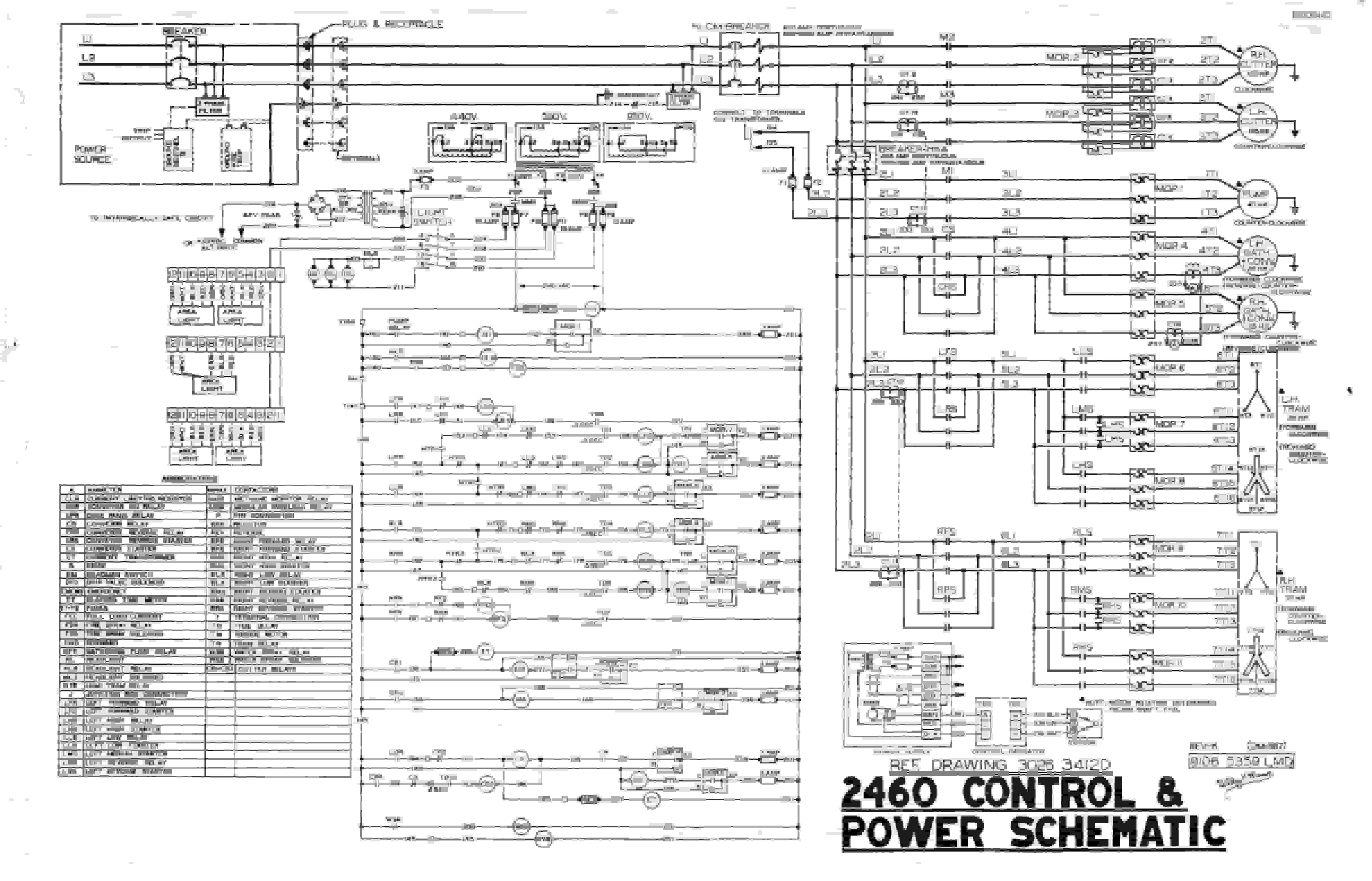 Bucyrus 2460-2 Drum Miner Parts Catalog BI000442-4