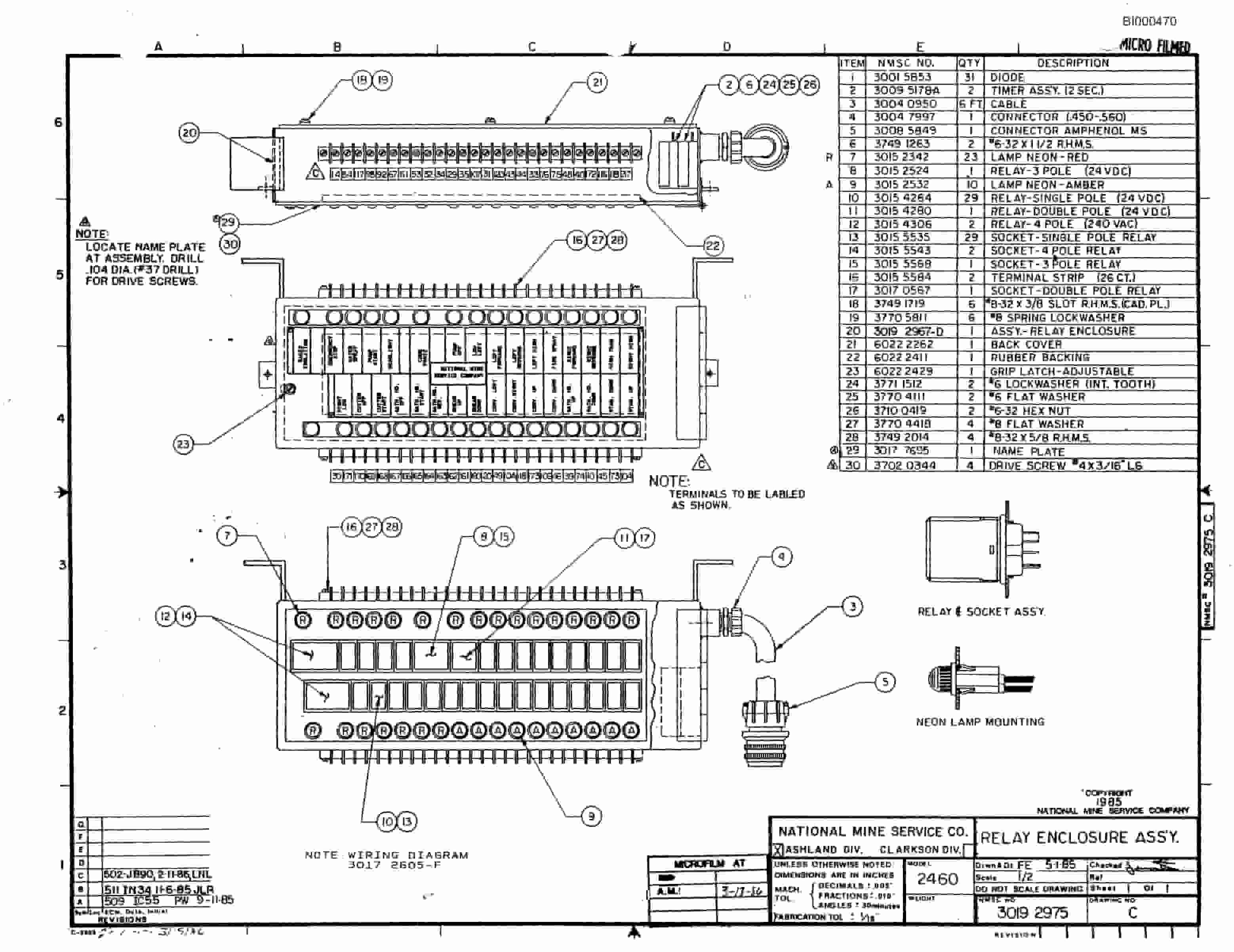 Bucyrus 2460-2 Miner Parts Catalog BI000470-4