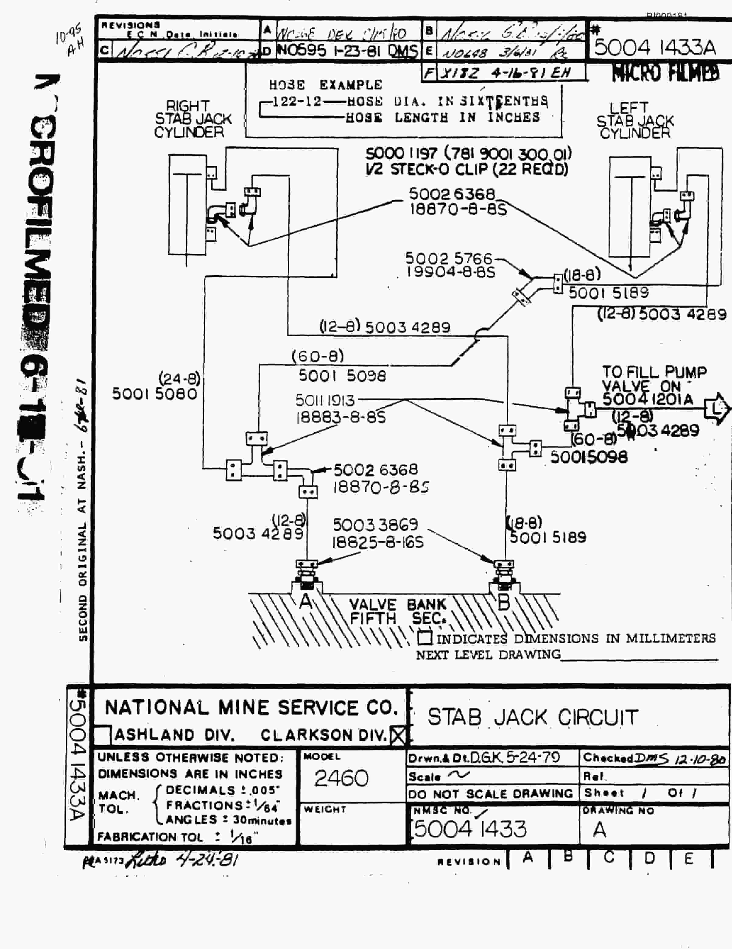 Bucyrus 2460 Drum Miner Parts Catalog BI000181-2