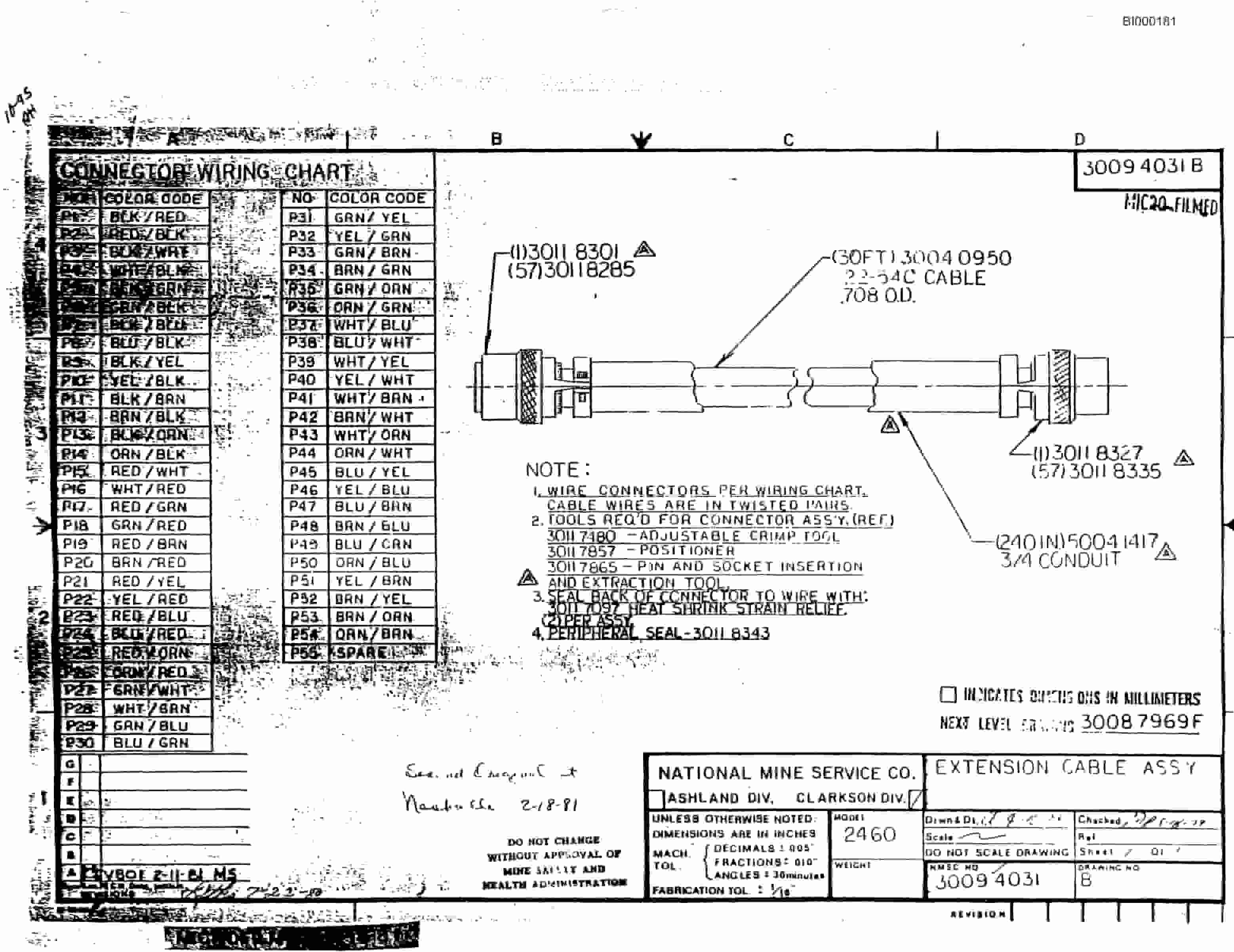 Bucyrus 2460 Drum Miner Parts Catalog BI000181-4
