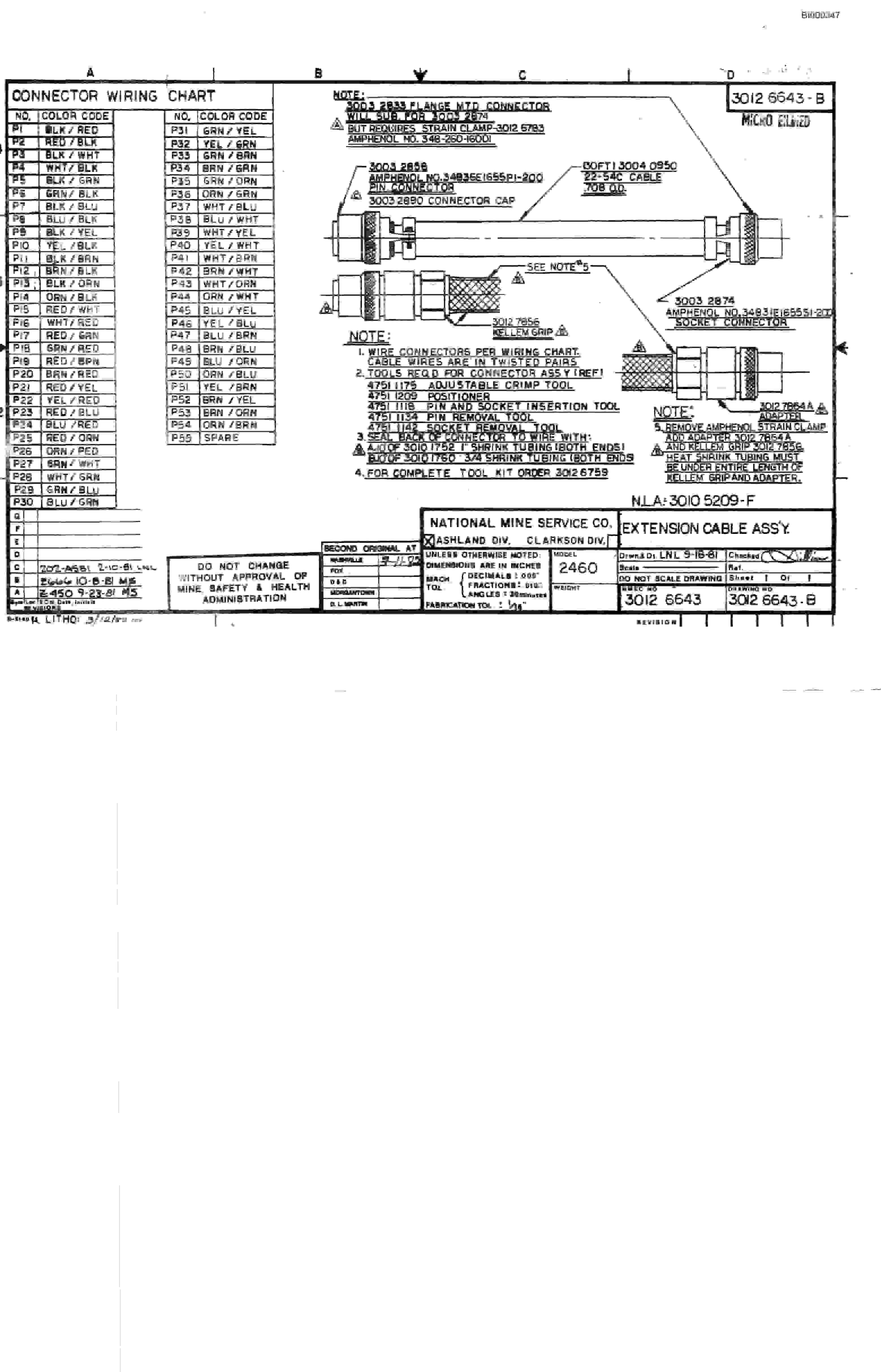 Bucyrus 2460 Drum Miner Parts Catalog BI000347-4