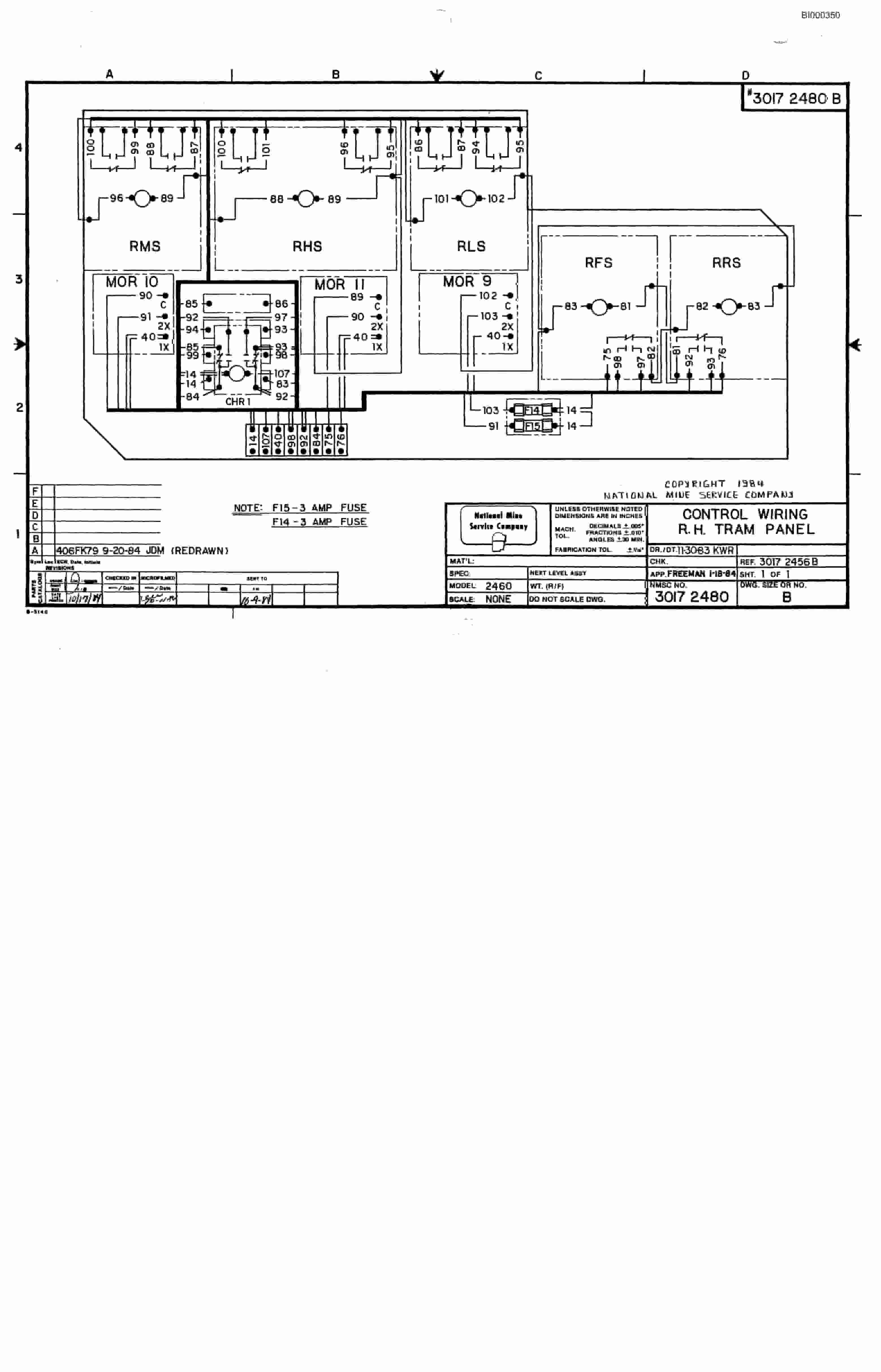 Bucyrus 2460 Drum Miner Parts Catalog BI000350-2