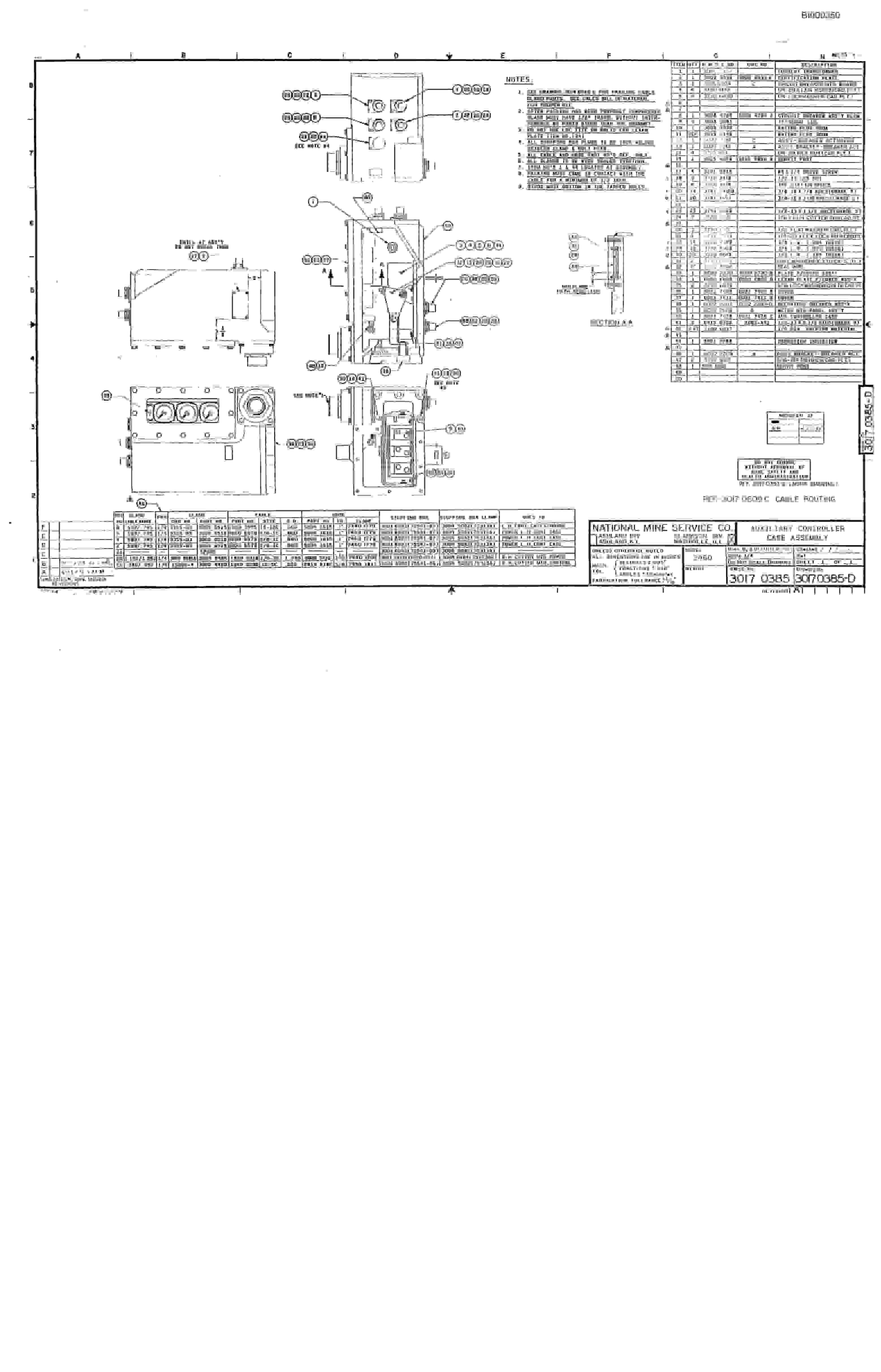Bucyrus 2460 Drum Miner Parts Catalog BI000350-3