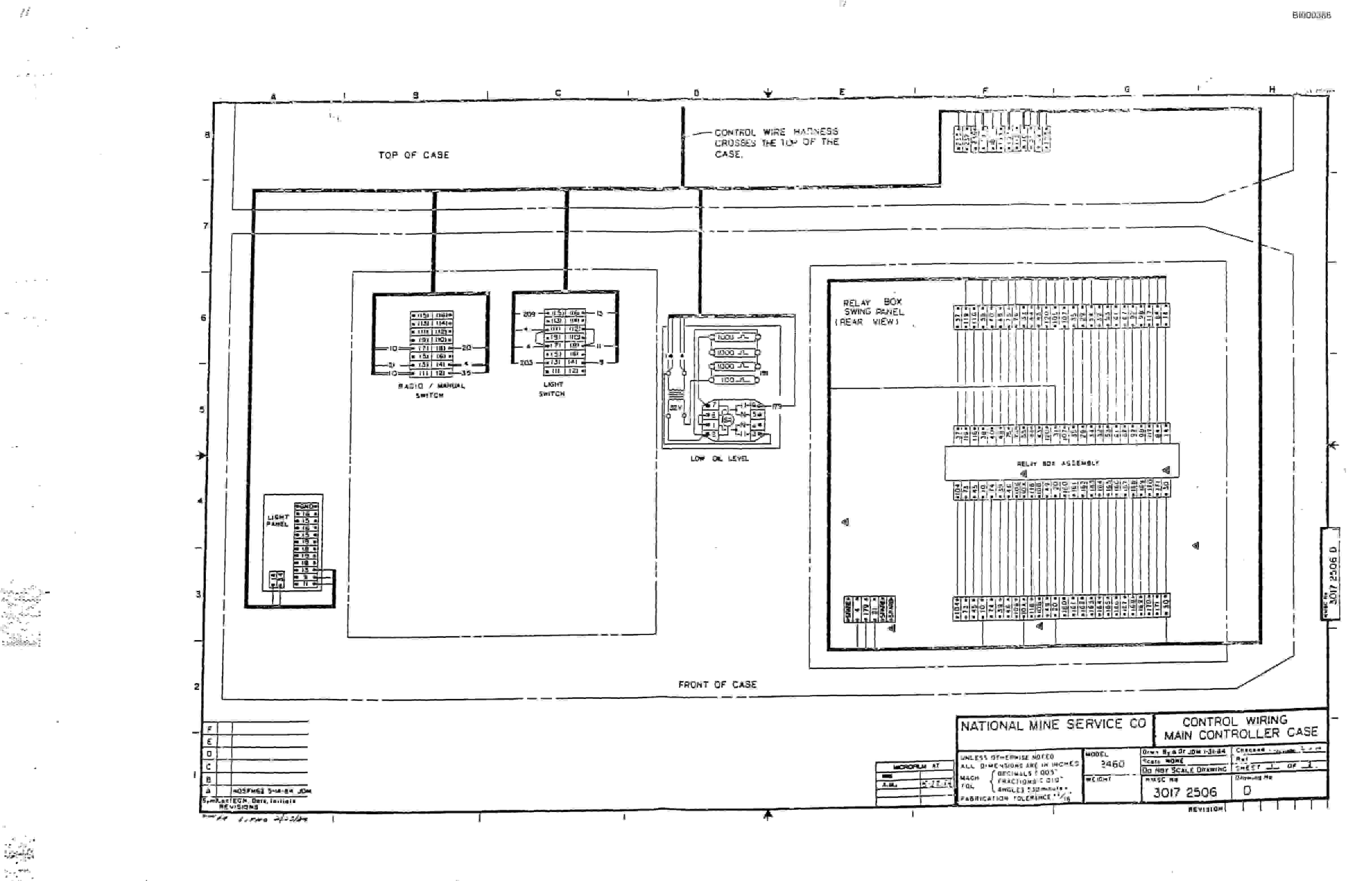 Bucyrus 2460 Drum Miner Parts Catalog BI000388-3