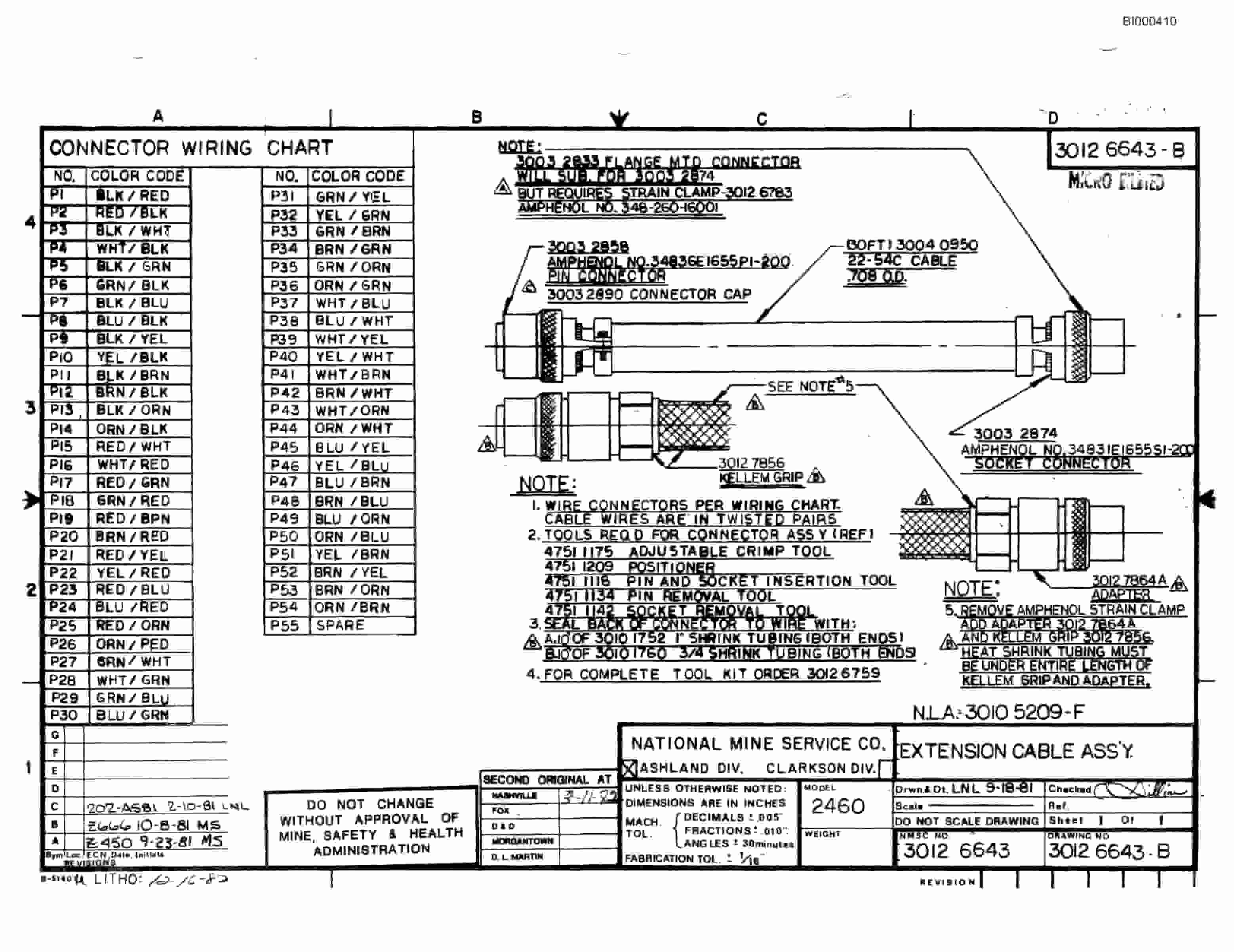 Bucyrus 2460 Drum Miner Parts Catalog BI000410-4