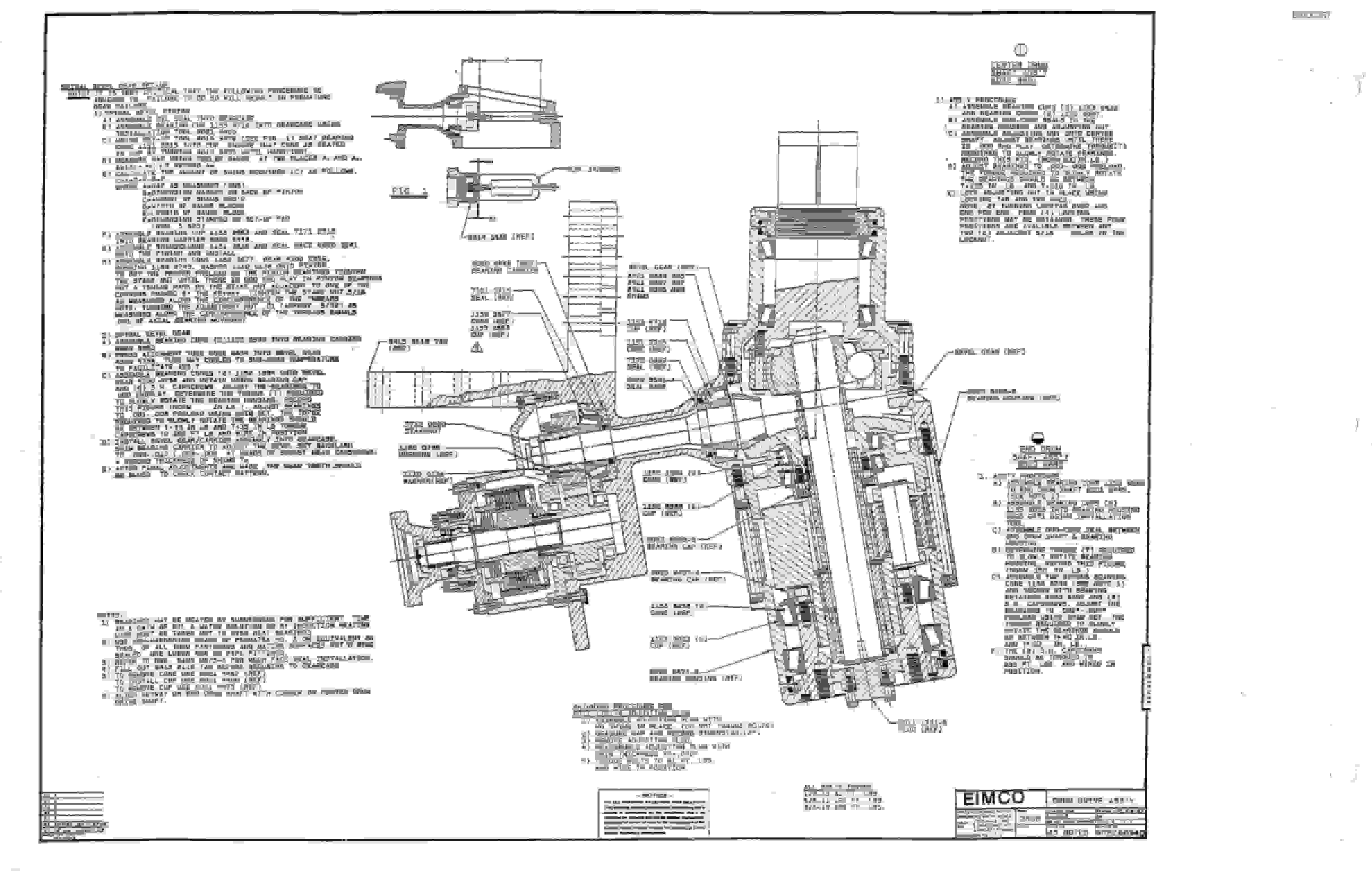 Bucyrus 2460 Miner Parts Catalog BI000257-3