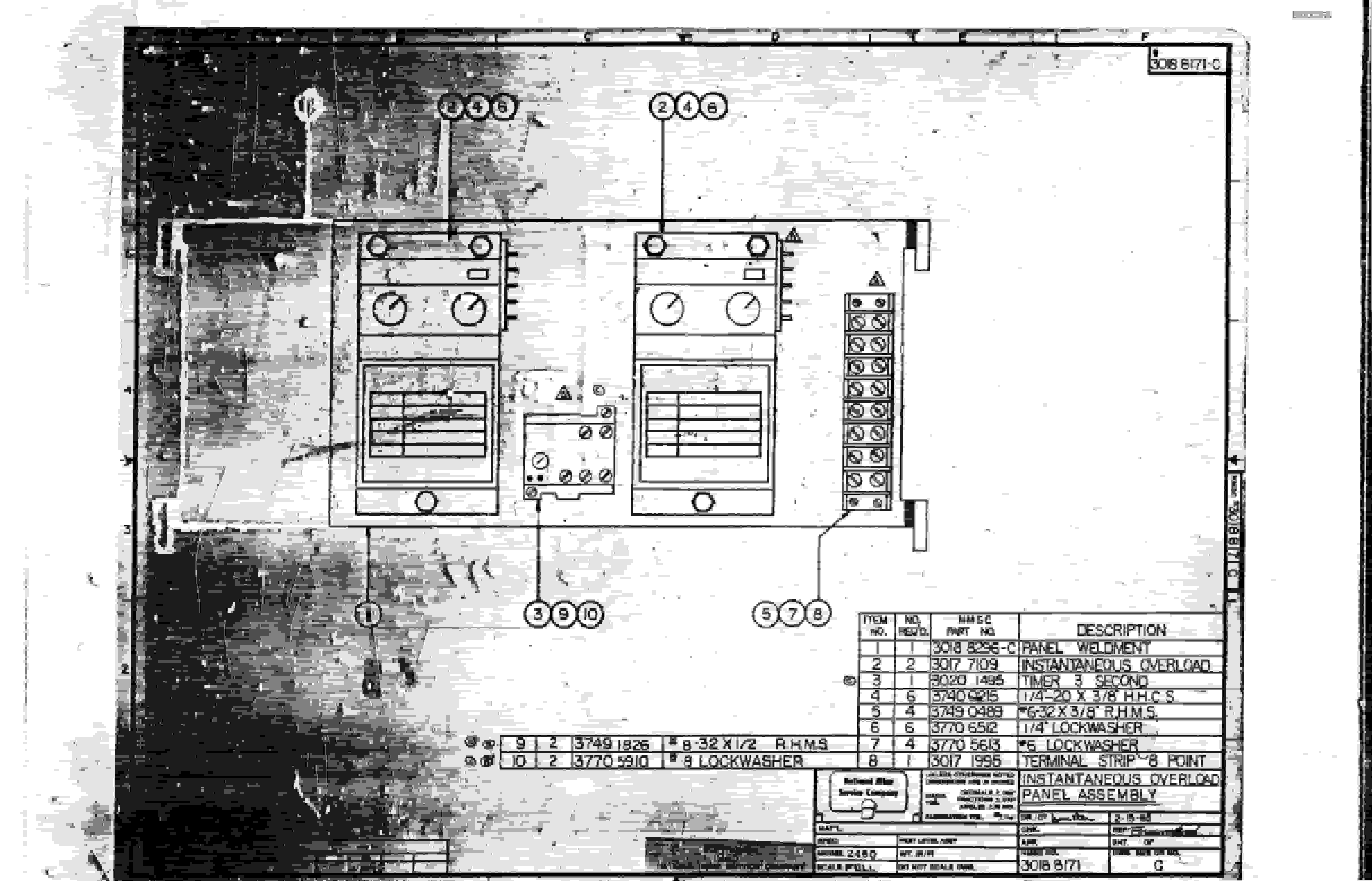 Bucyrus 2460 Miner Parts Catalog BI000356-4