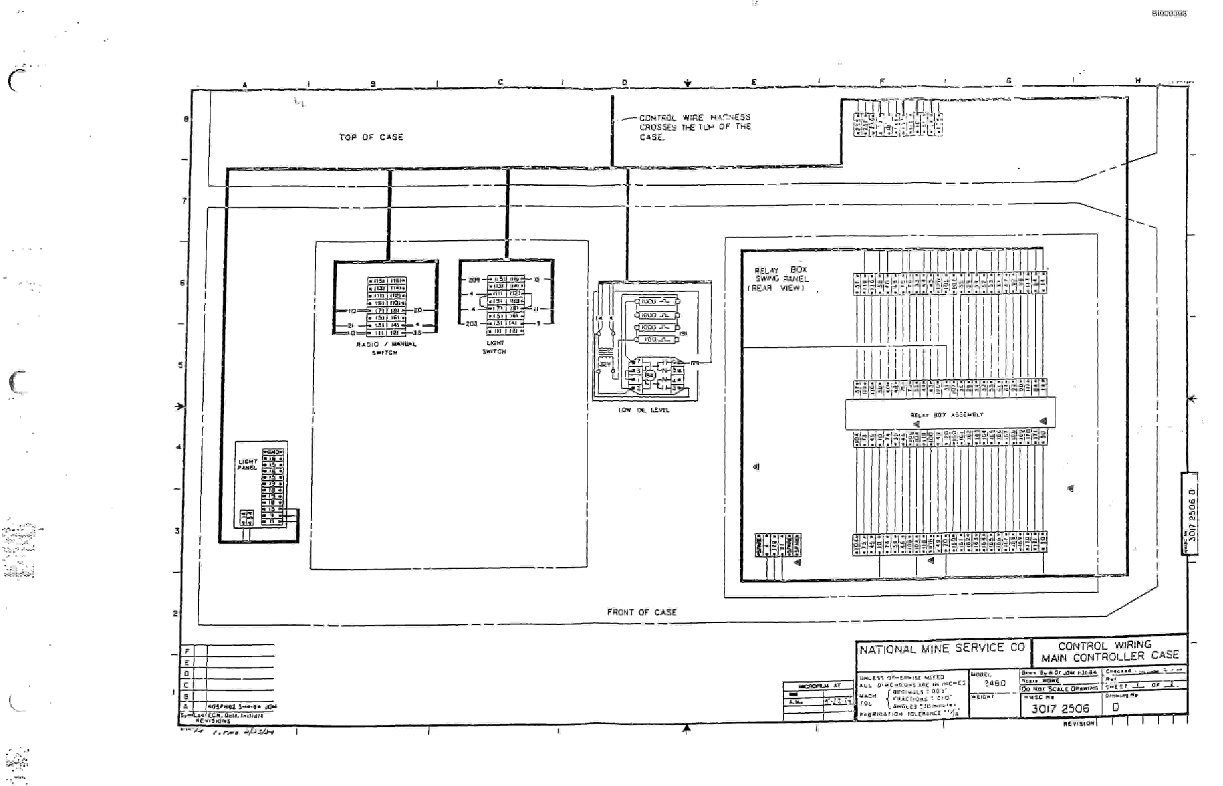 Bucyrus 2460 Miner Parts Catalog BI000396-3
