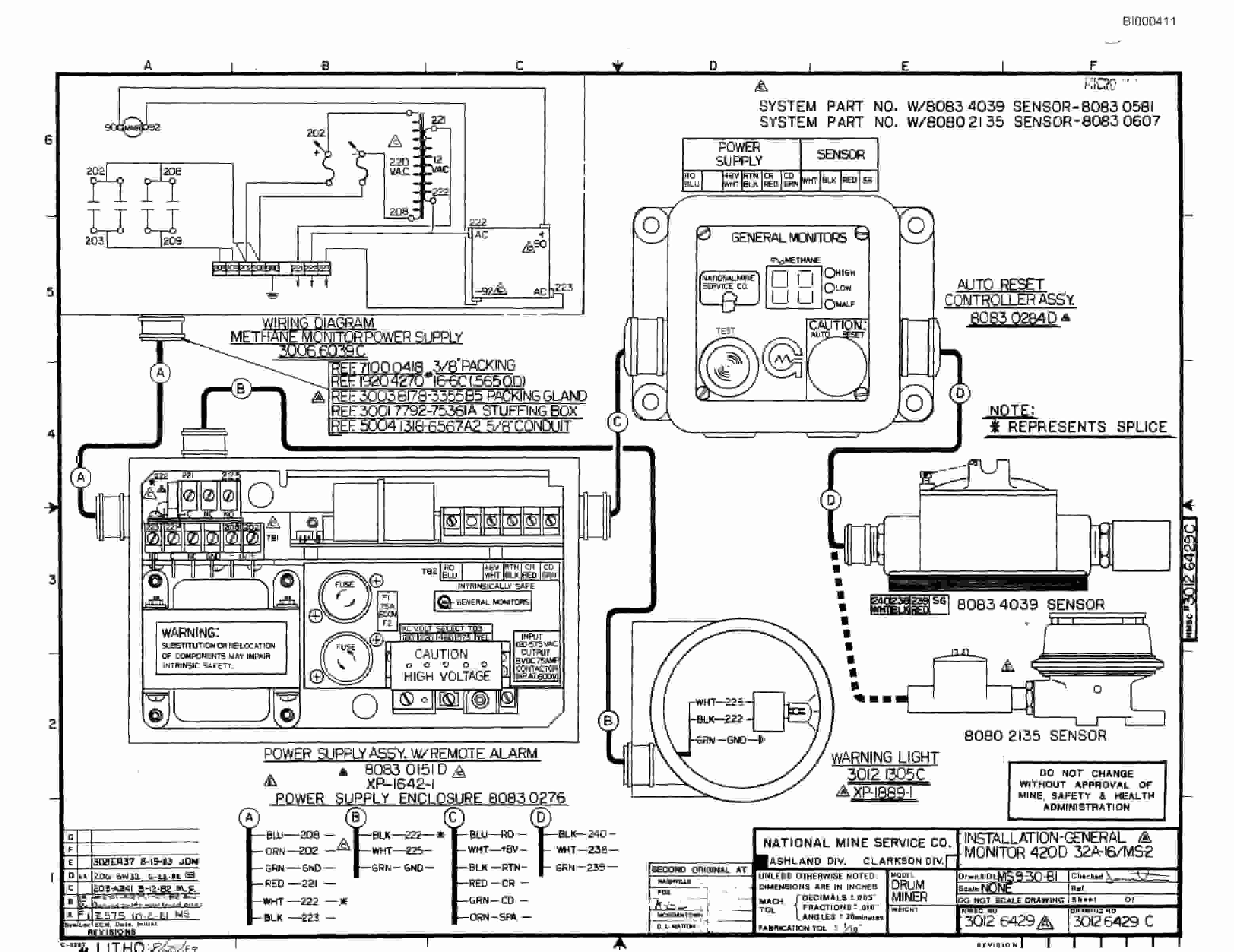 Bucyrus 2460 Miner Parts Catalog BI000411-3