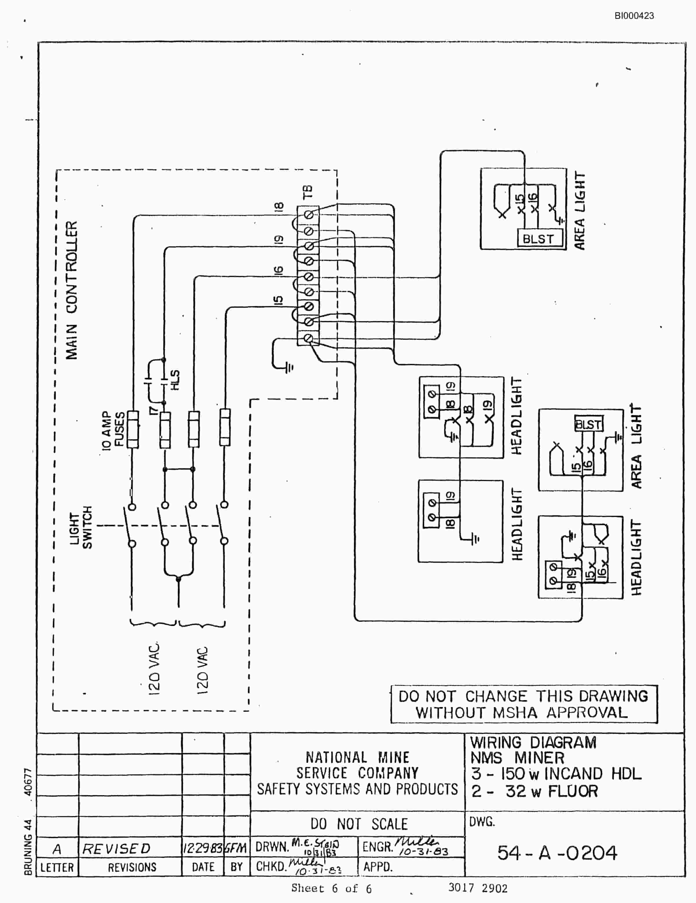 Bucyrus 2460 Miner Parts Catalog BI000423-5