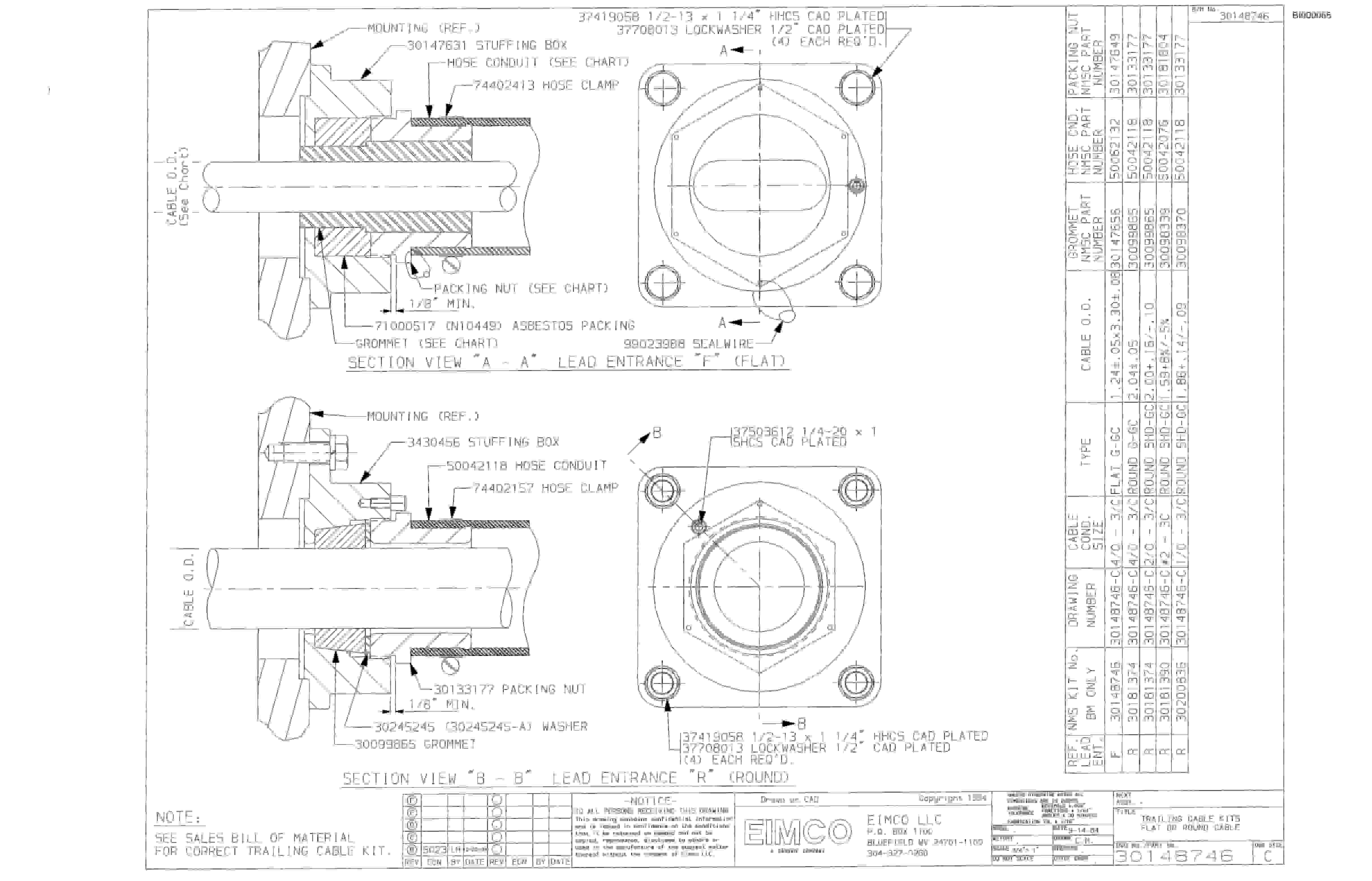 Bucyrus 2480-2 Drum Miner Parts Catalog BI000065-4