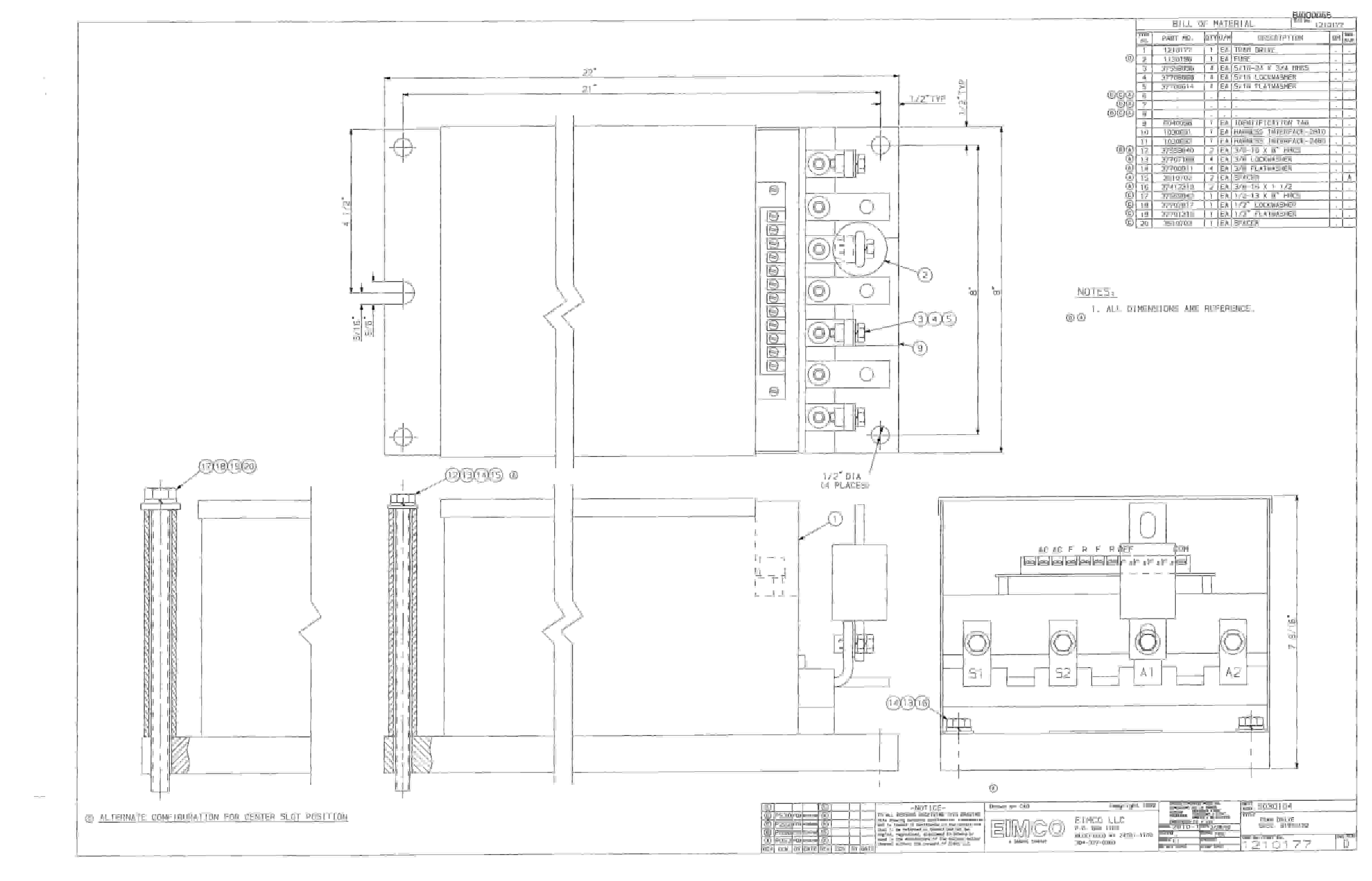 Bucyrus 2480-2 Drum Miner Parts Catalog BI000065-5