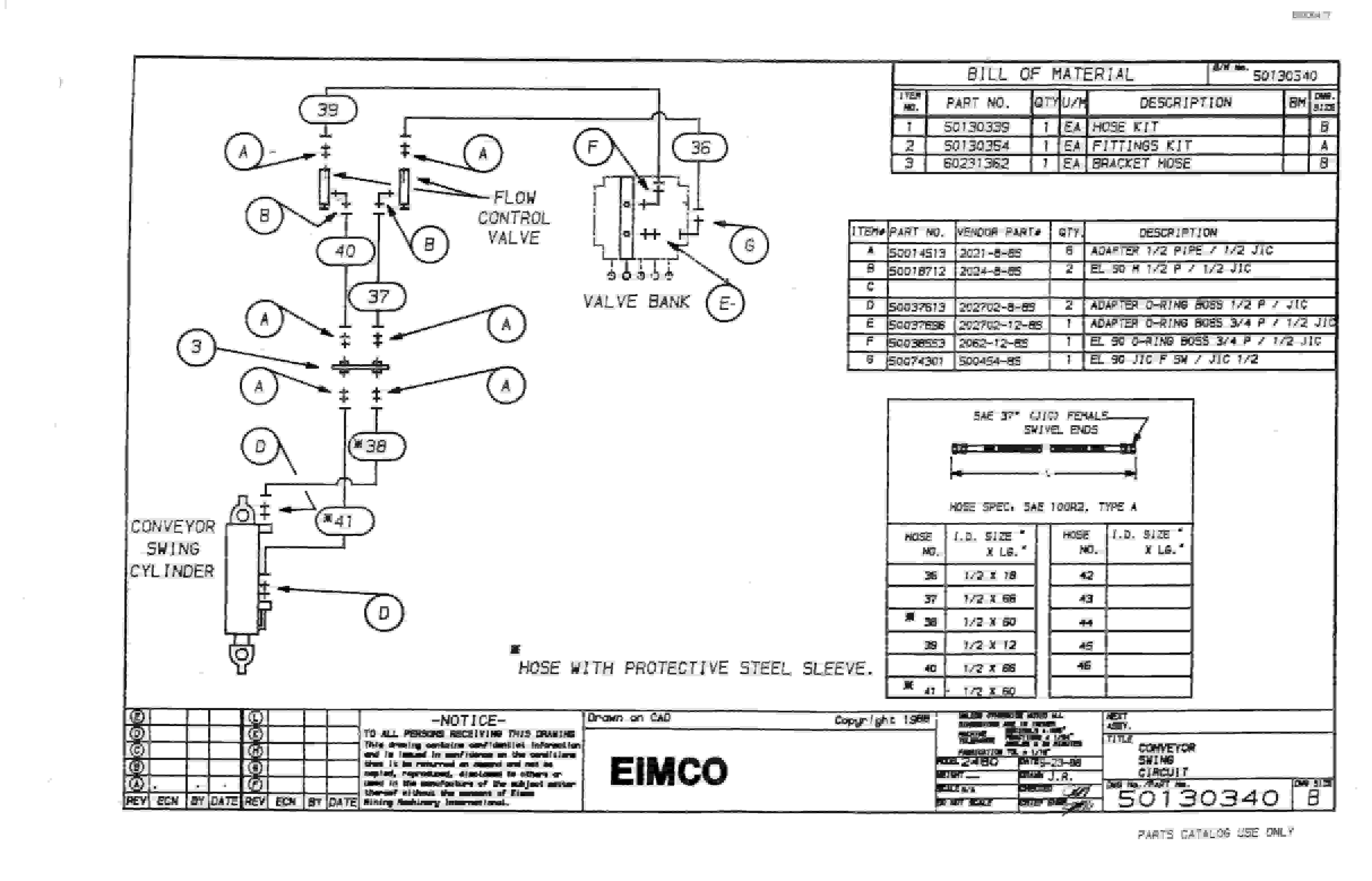Bucyrus 2480-3 Drum Miner Parts Catalog BI000417-2