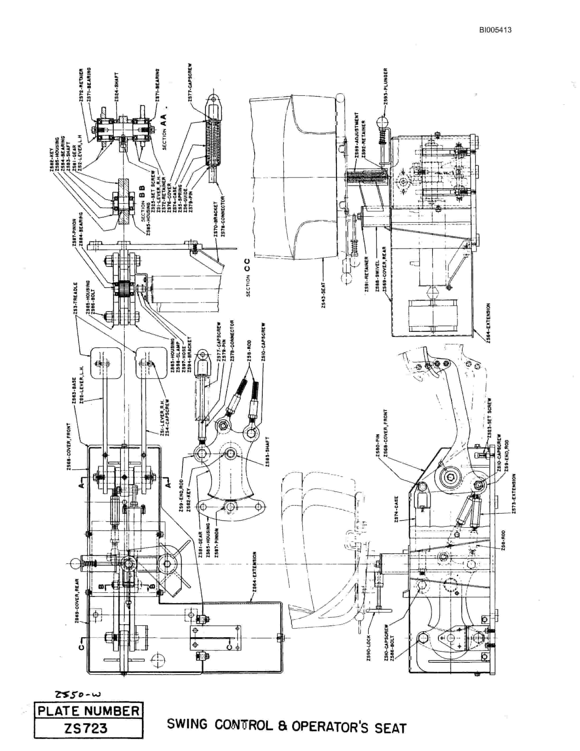 Bucyrus 2550W Parts Catalog BI005413-5