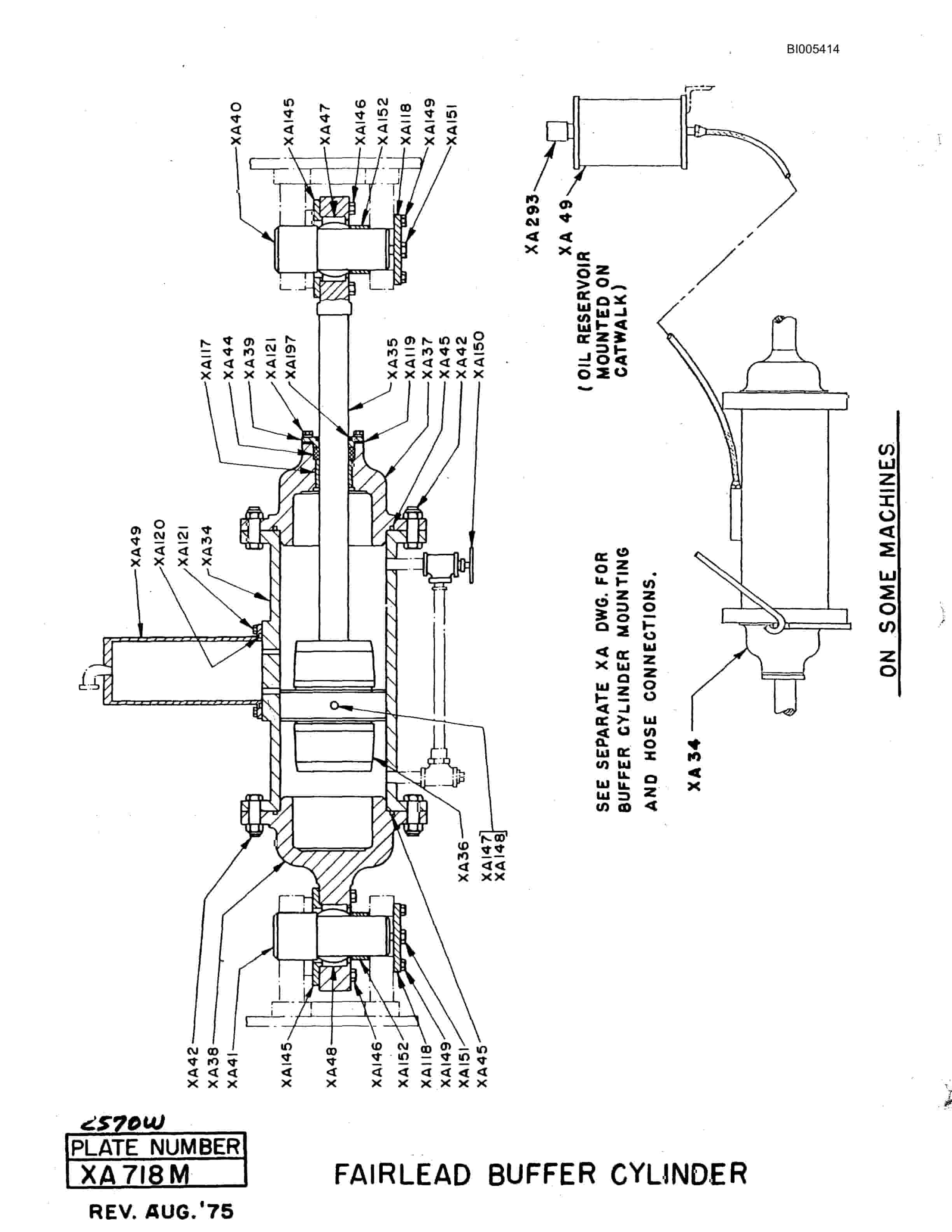 Bucyrus 2550W Parts Catalog BI005414-4