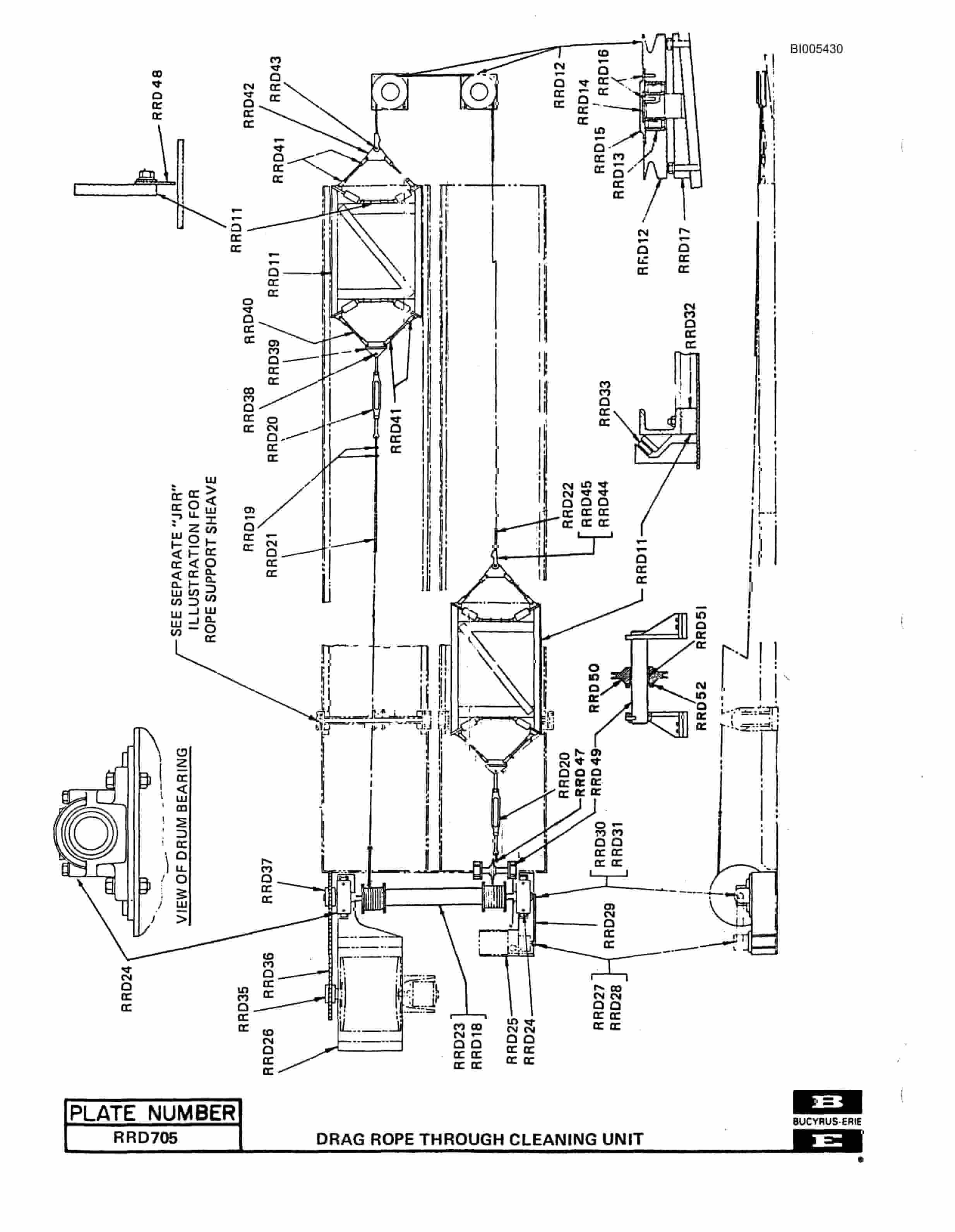 Bucyrus 2570W Dragline Parts Catalog BI005430-4