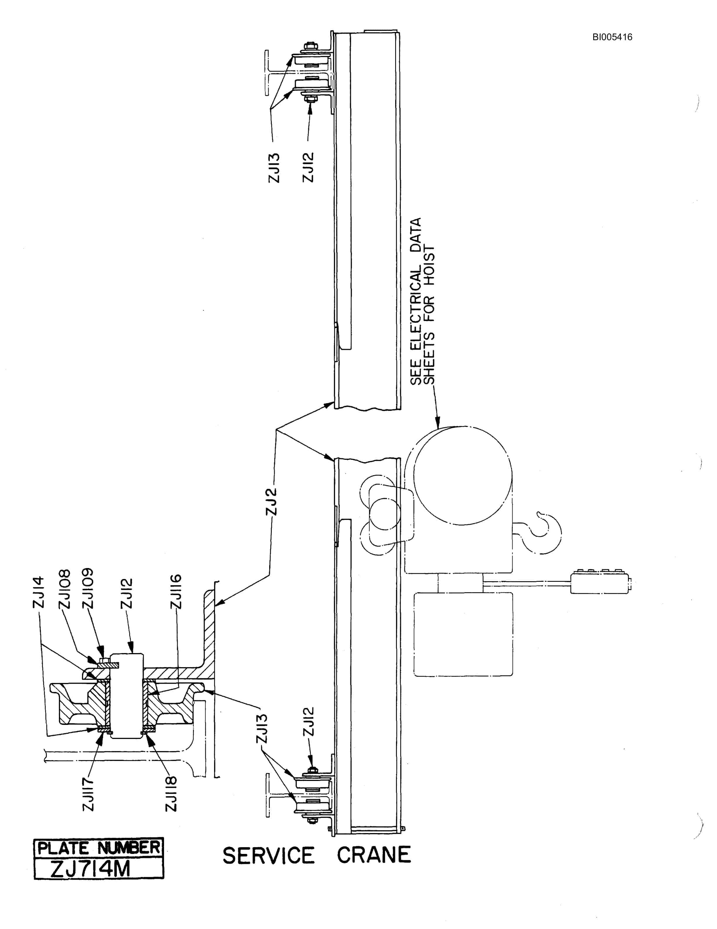 Bucyrus 2570W Parts Catalog BI005416-3