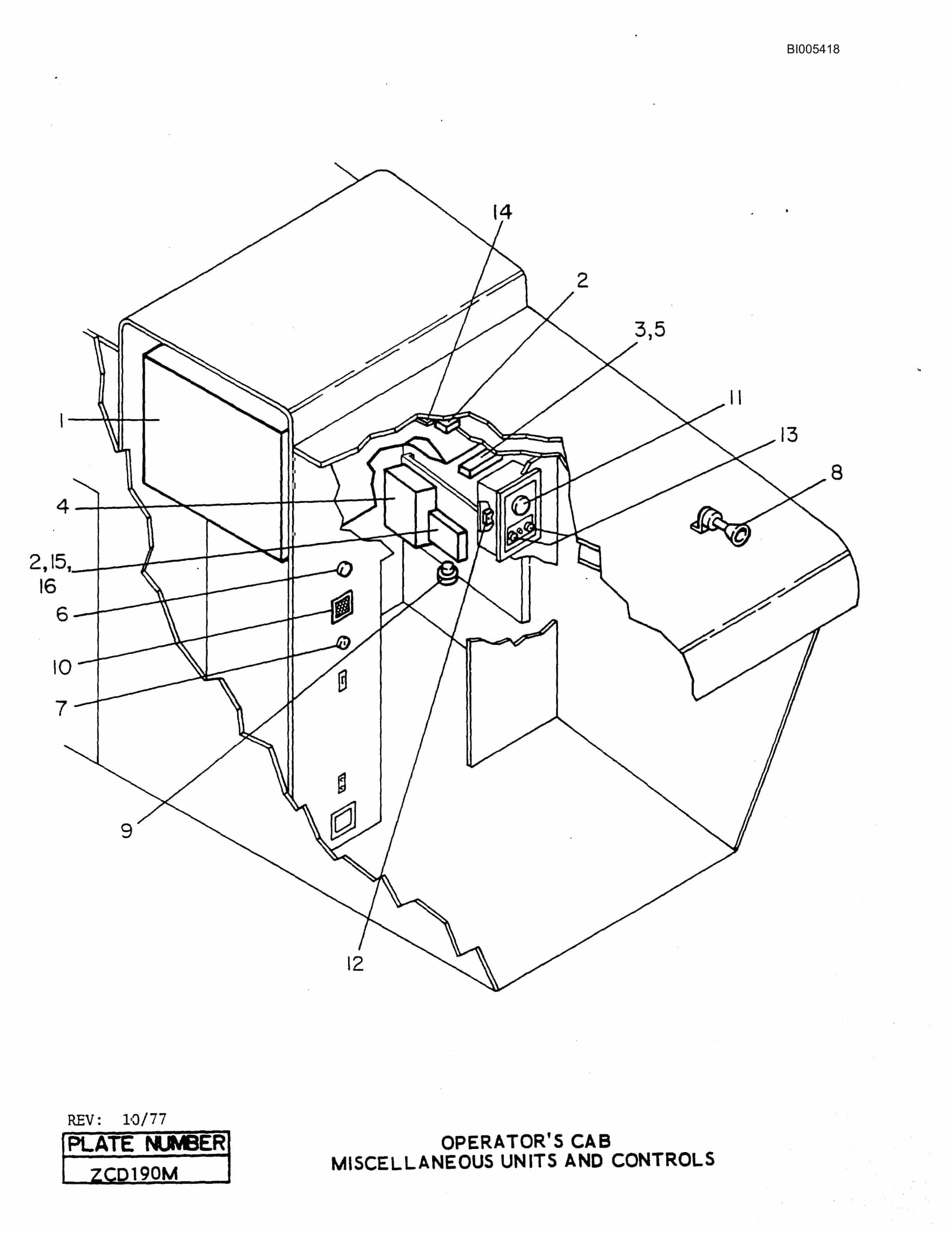 Bucyrus 2570W Parts Catalog BI005418-2