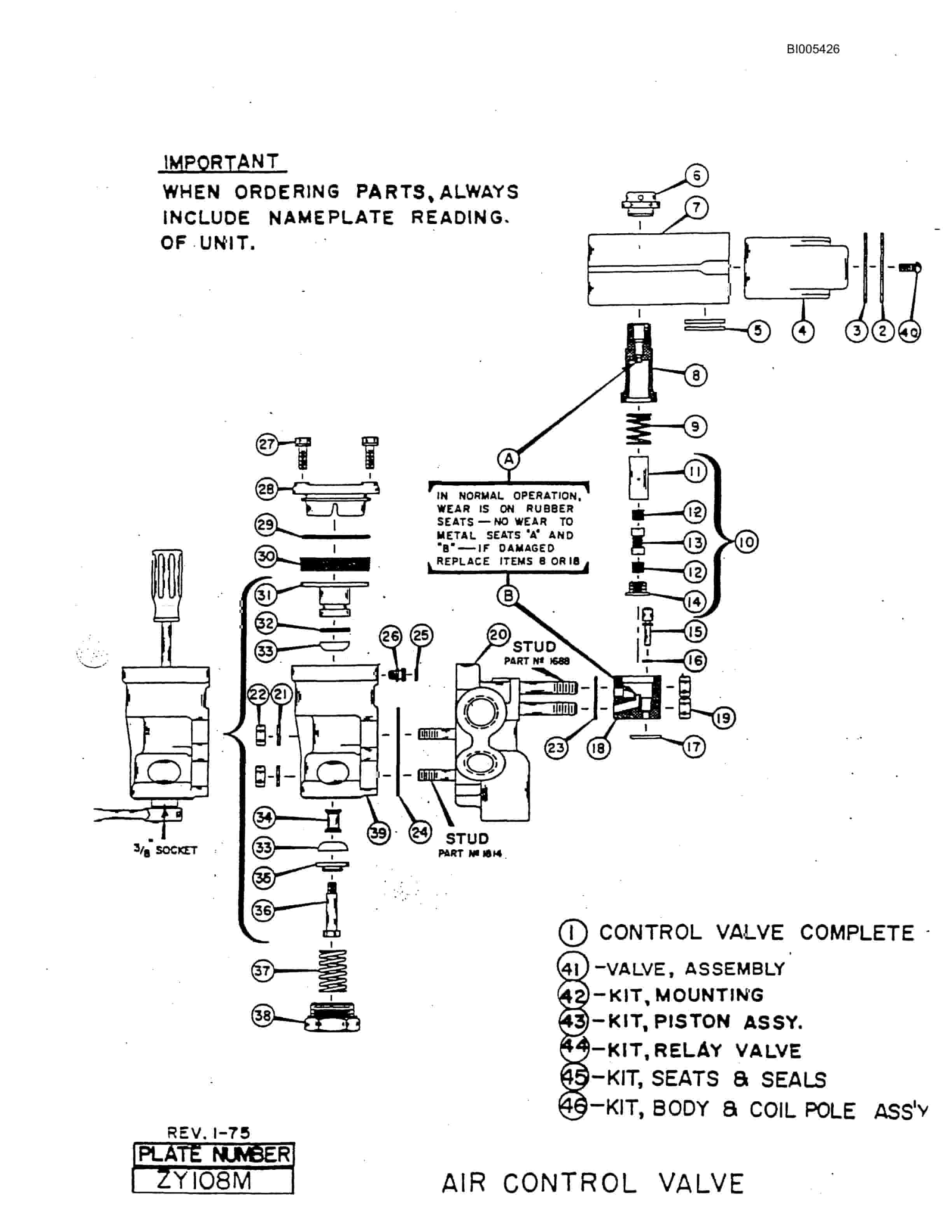Bucyrus 2570W Parts Catalog BI005426-5