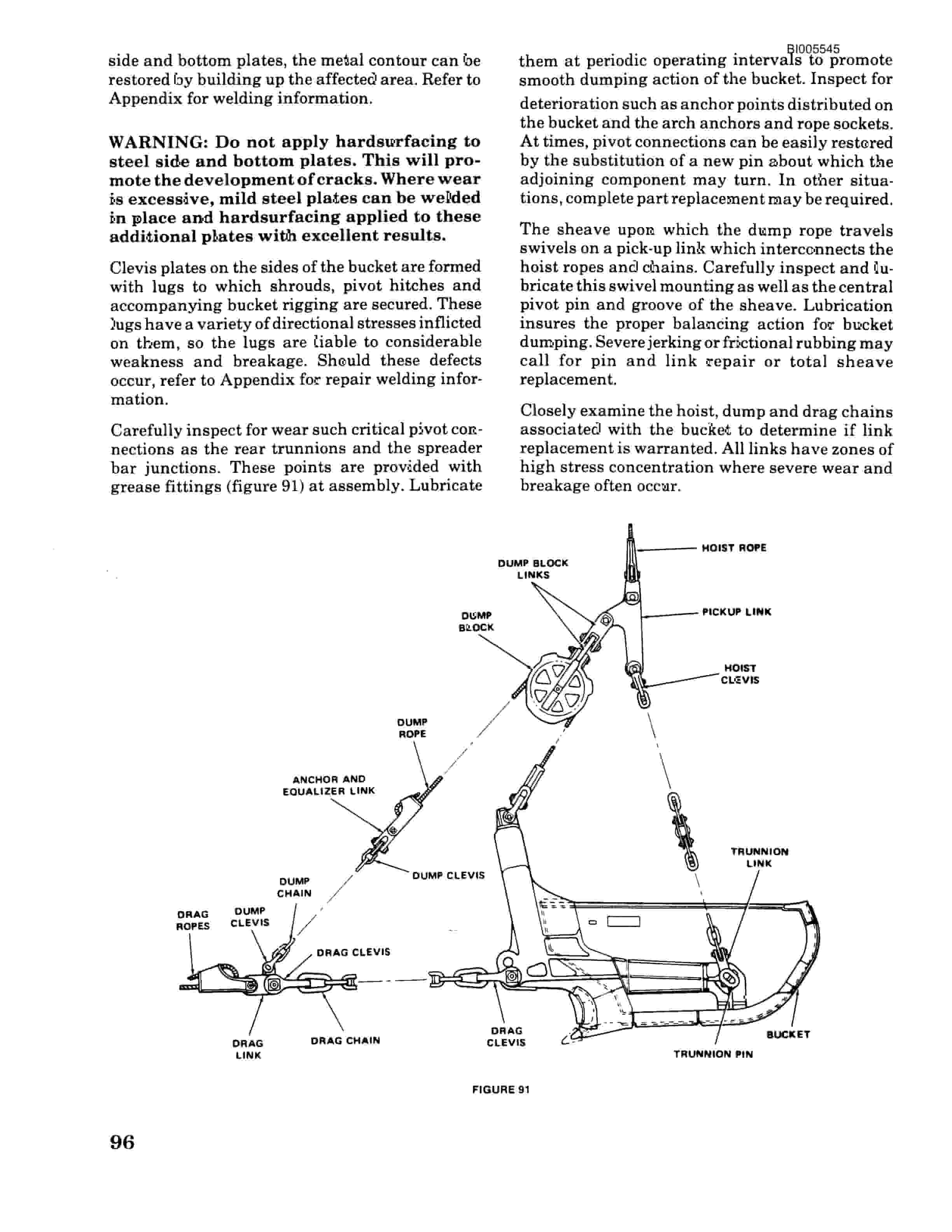 Bucyrus 2570W Walking Dragline Technical Manual BI005545-2
