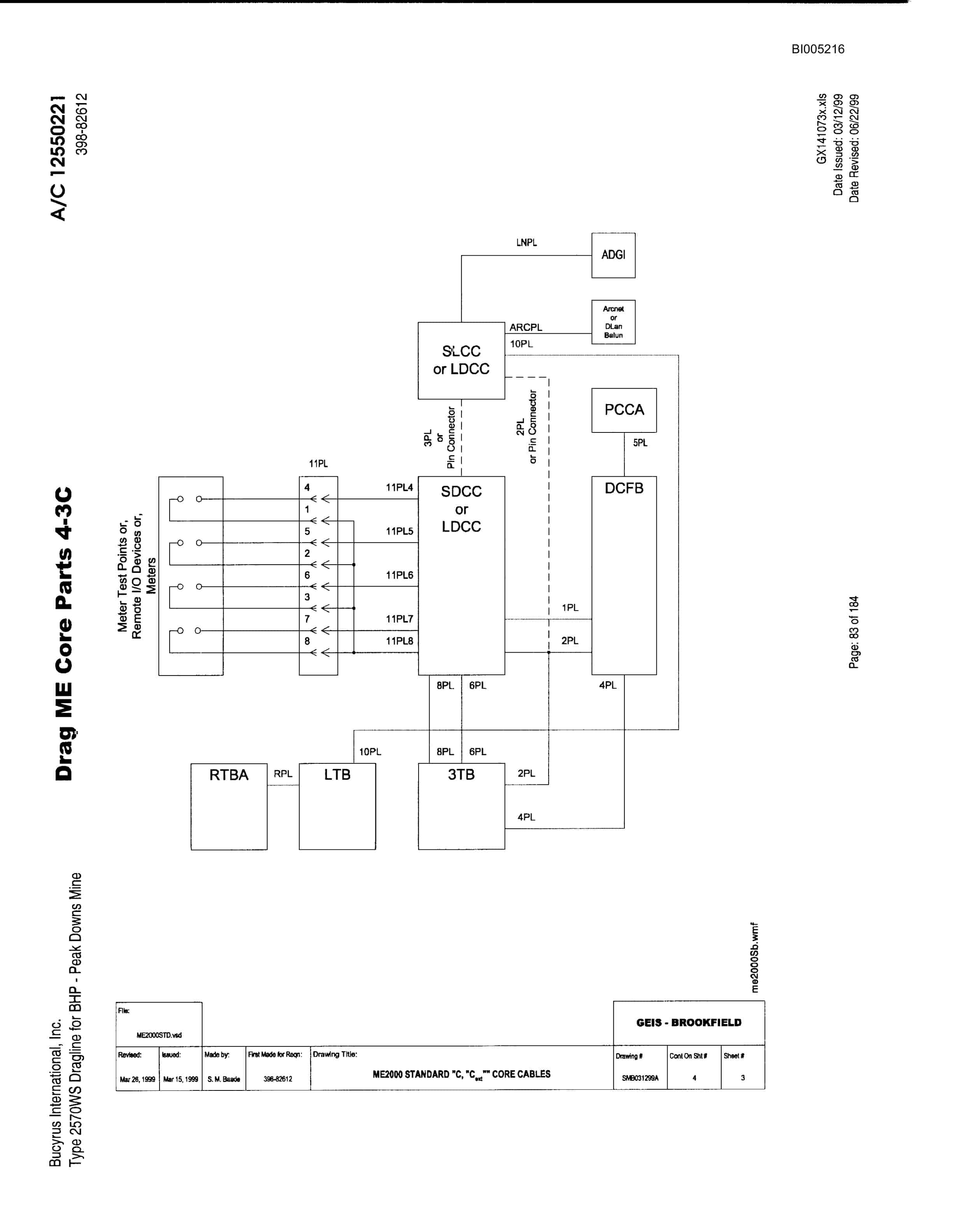 Bucyrus 2570WS Walking Dragline Technical Manual BI005216-2