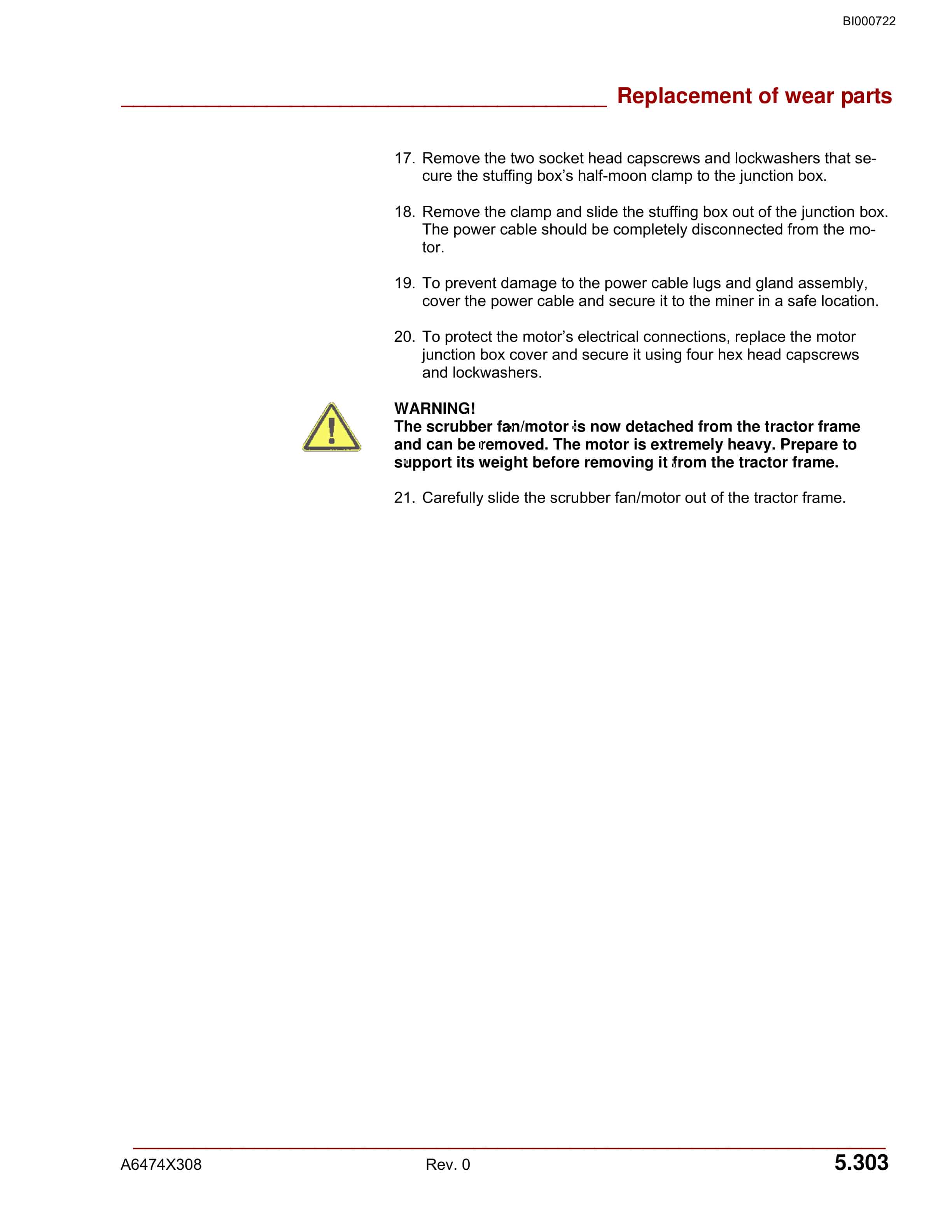 Bucyrus 25C Continuous Miner Operation Manual BI000722-5