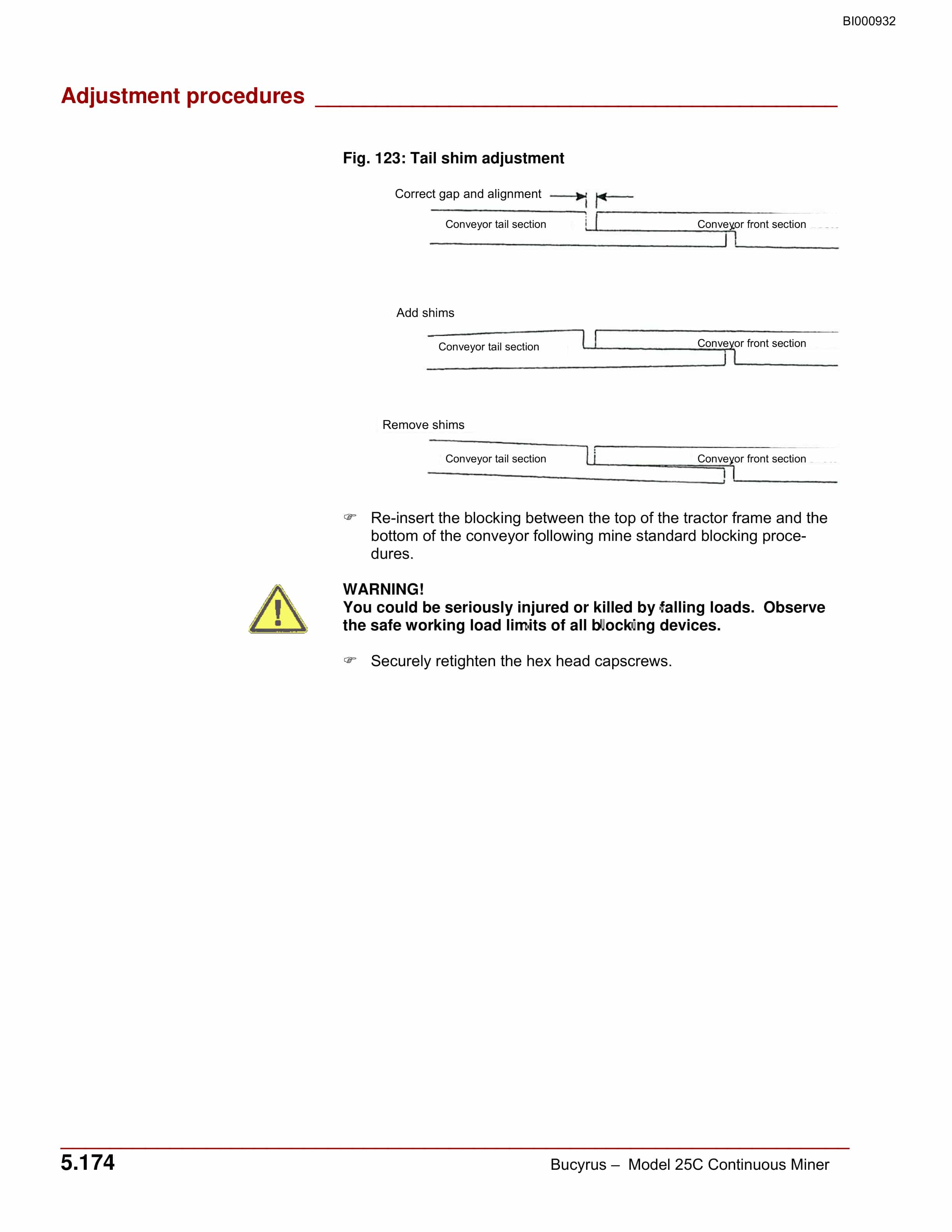 Bucyrus 25C Continuous Miner Operation Manual BI000932-2