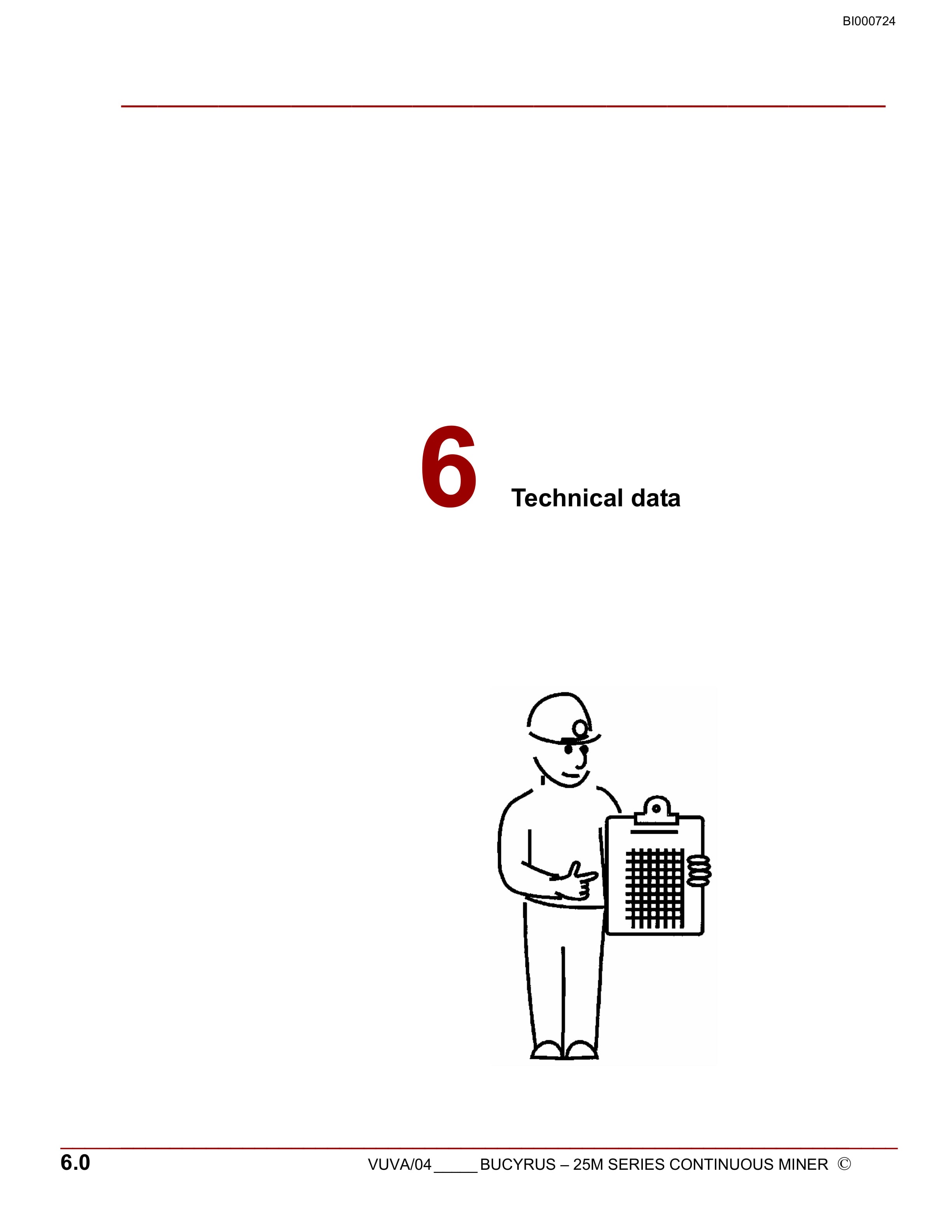 Bucyrus 25M Series Continuous Miner Operation Manual BI000724-3