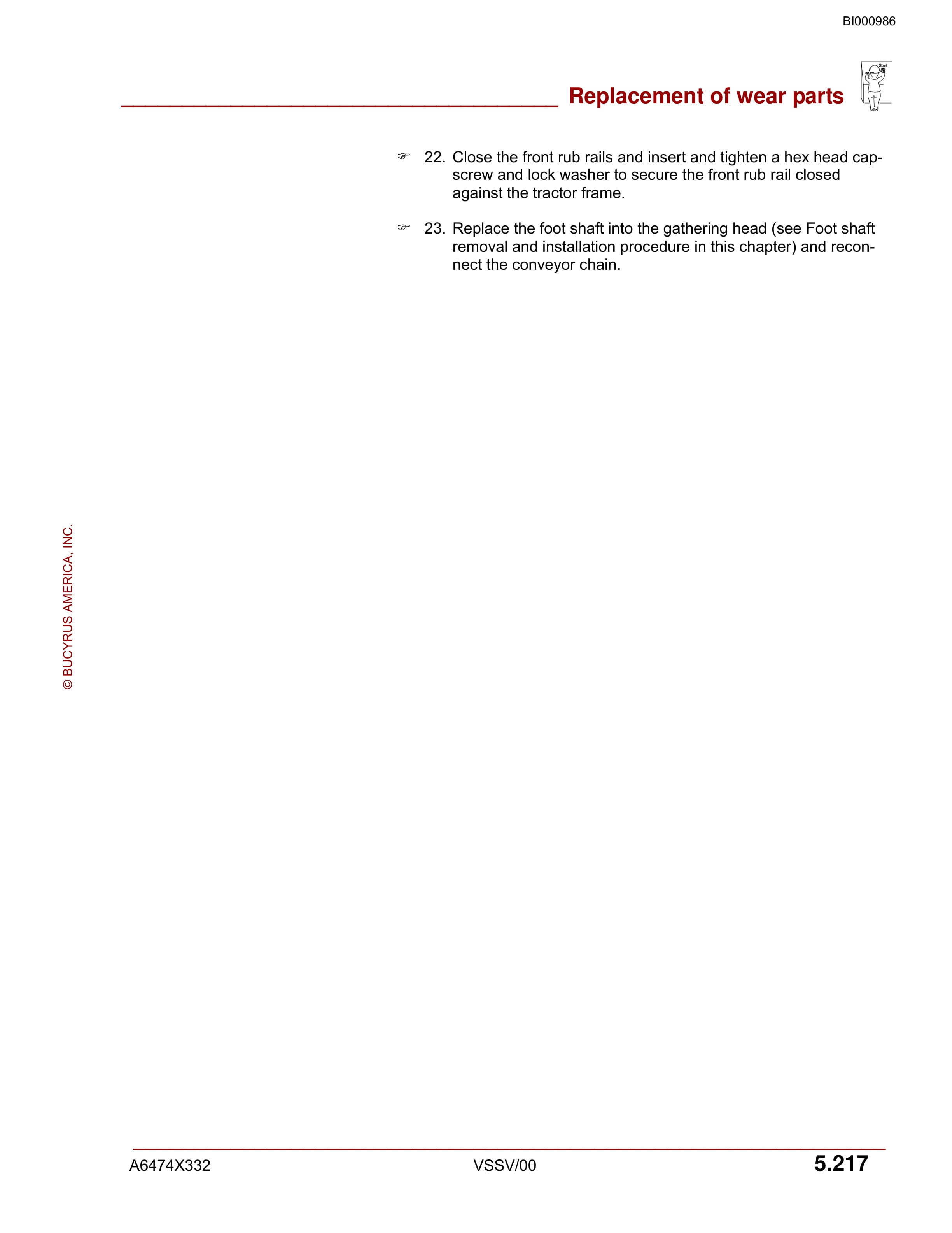 Bucyrus 25M0 Continuous Miner Operation Manual BI000986-3