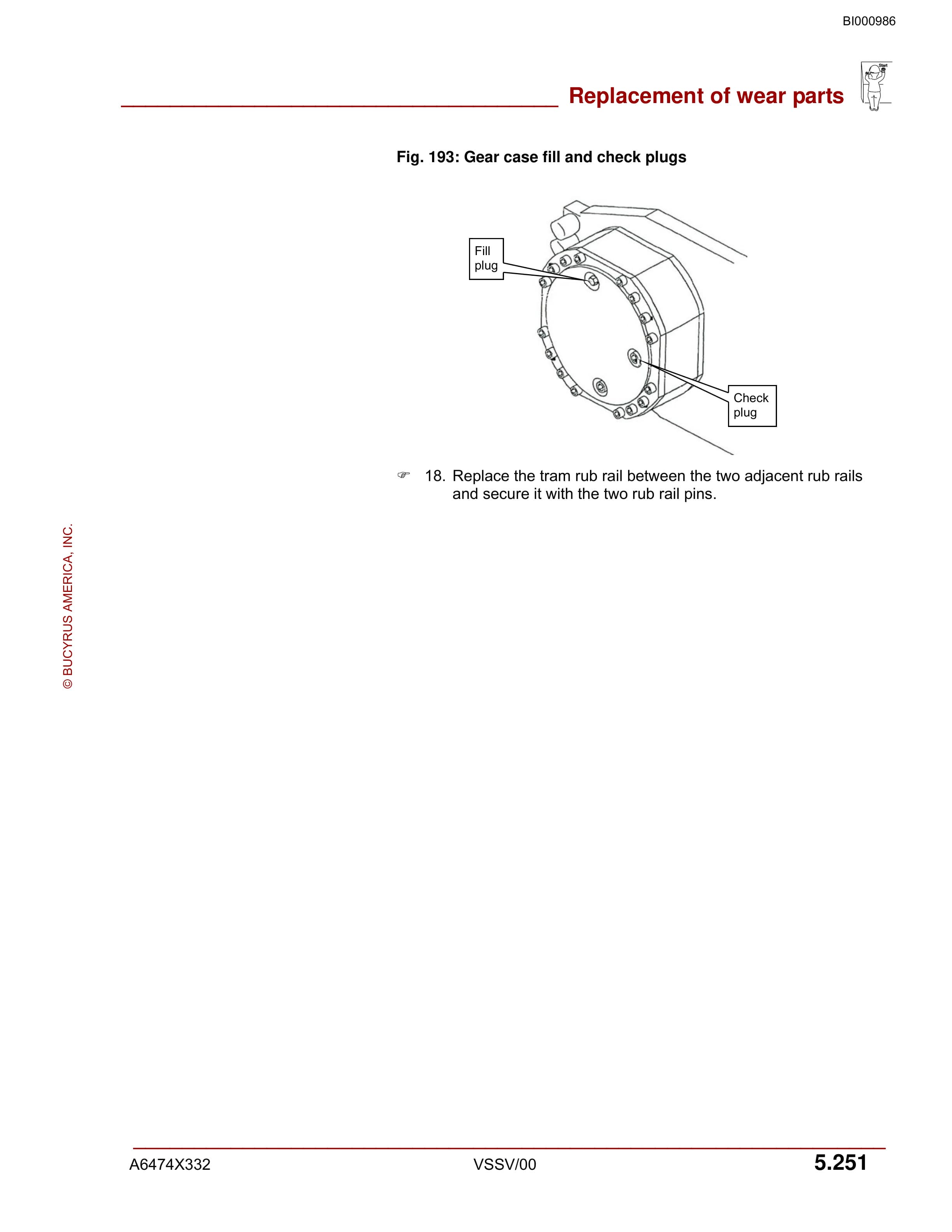 Bucyrus 25M0 Continuous Miner Operation Manual BI000986-4