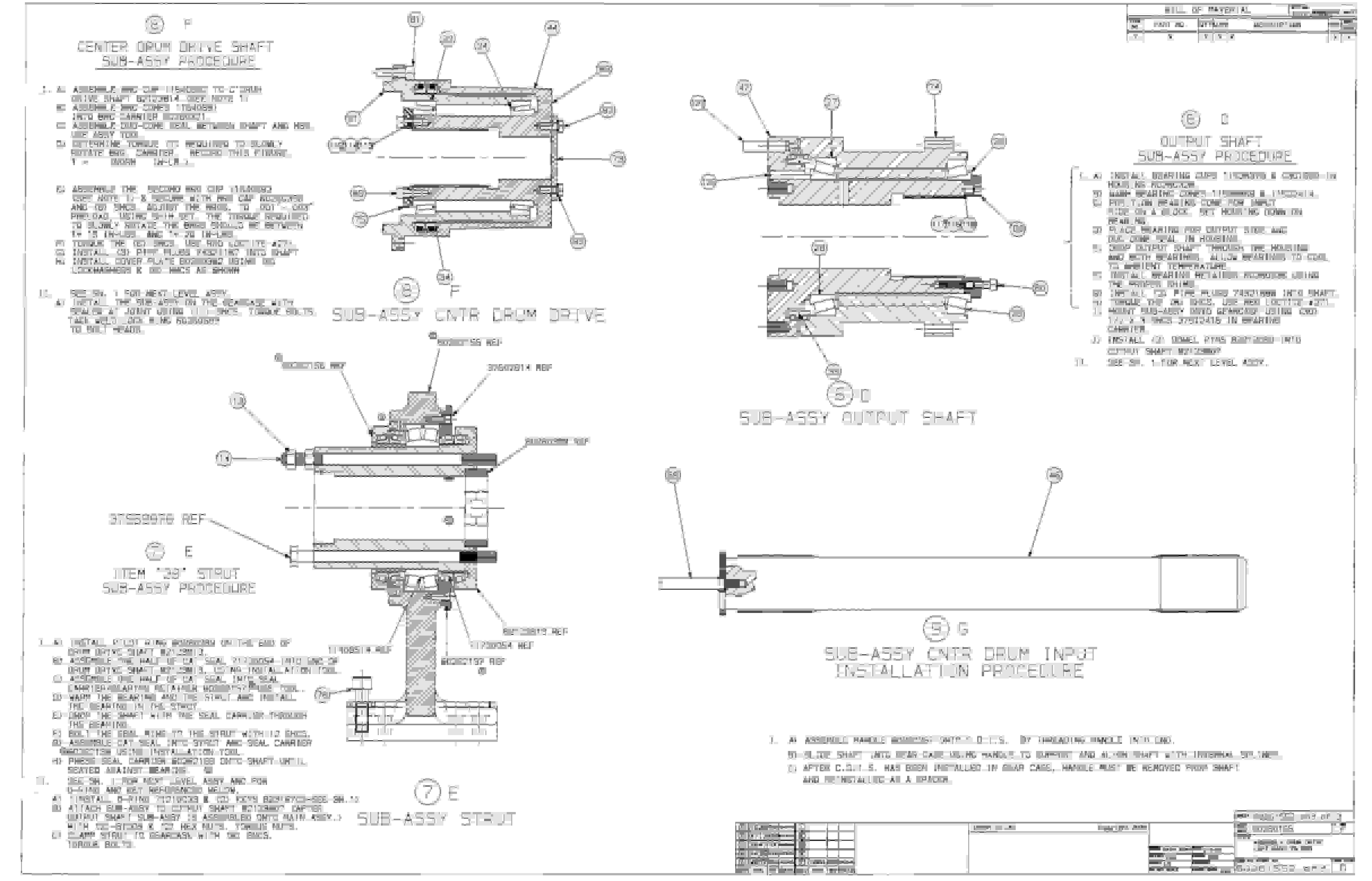 Bucyrus 25M0 Continuous Miner Parts Catalog BI000290-5