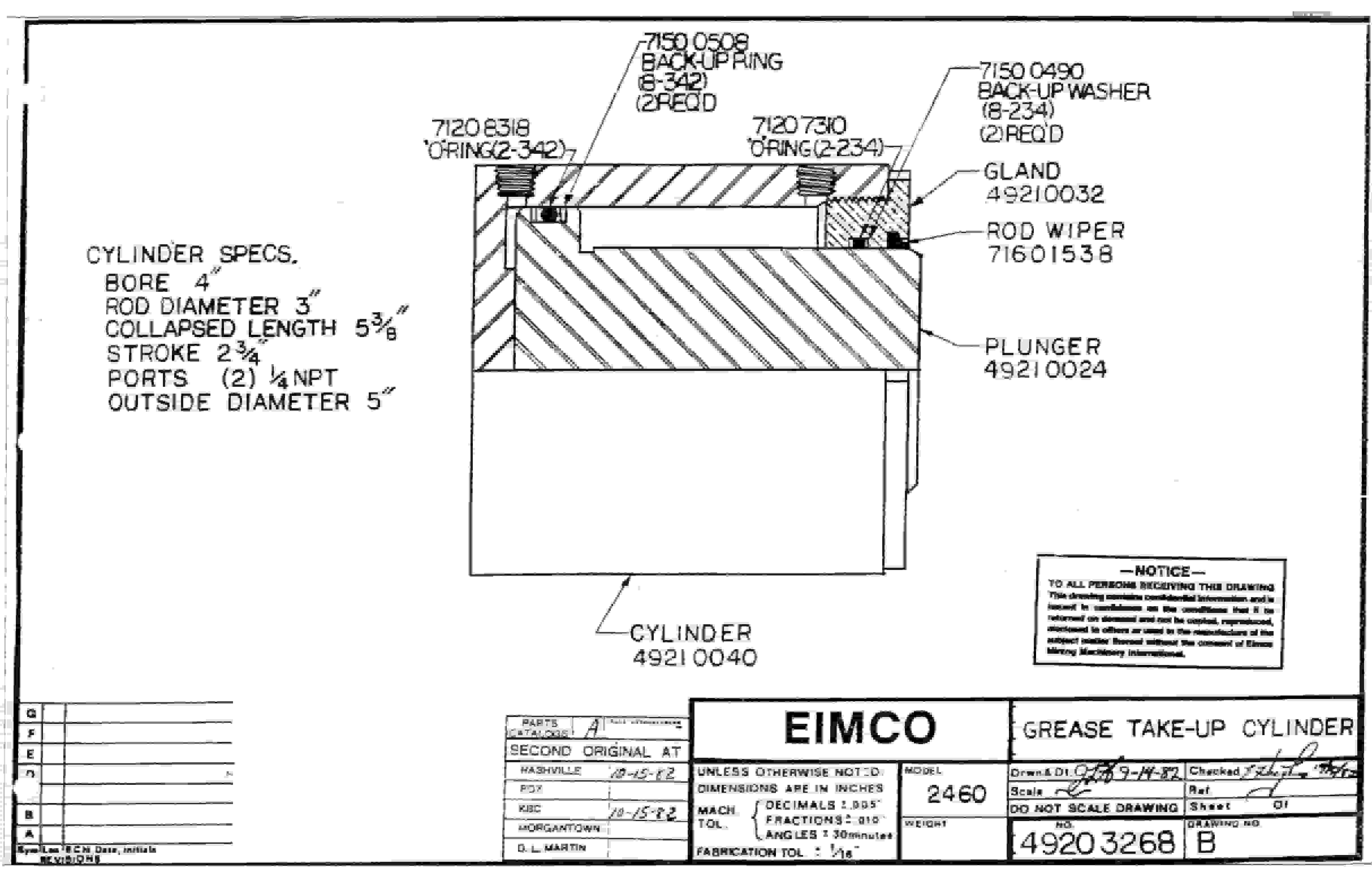 Bucyrus 25M0 Miner Parts Catalog BI000276-3