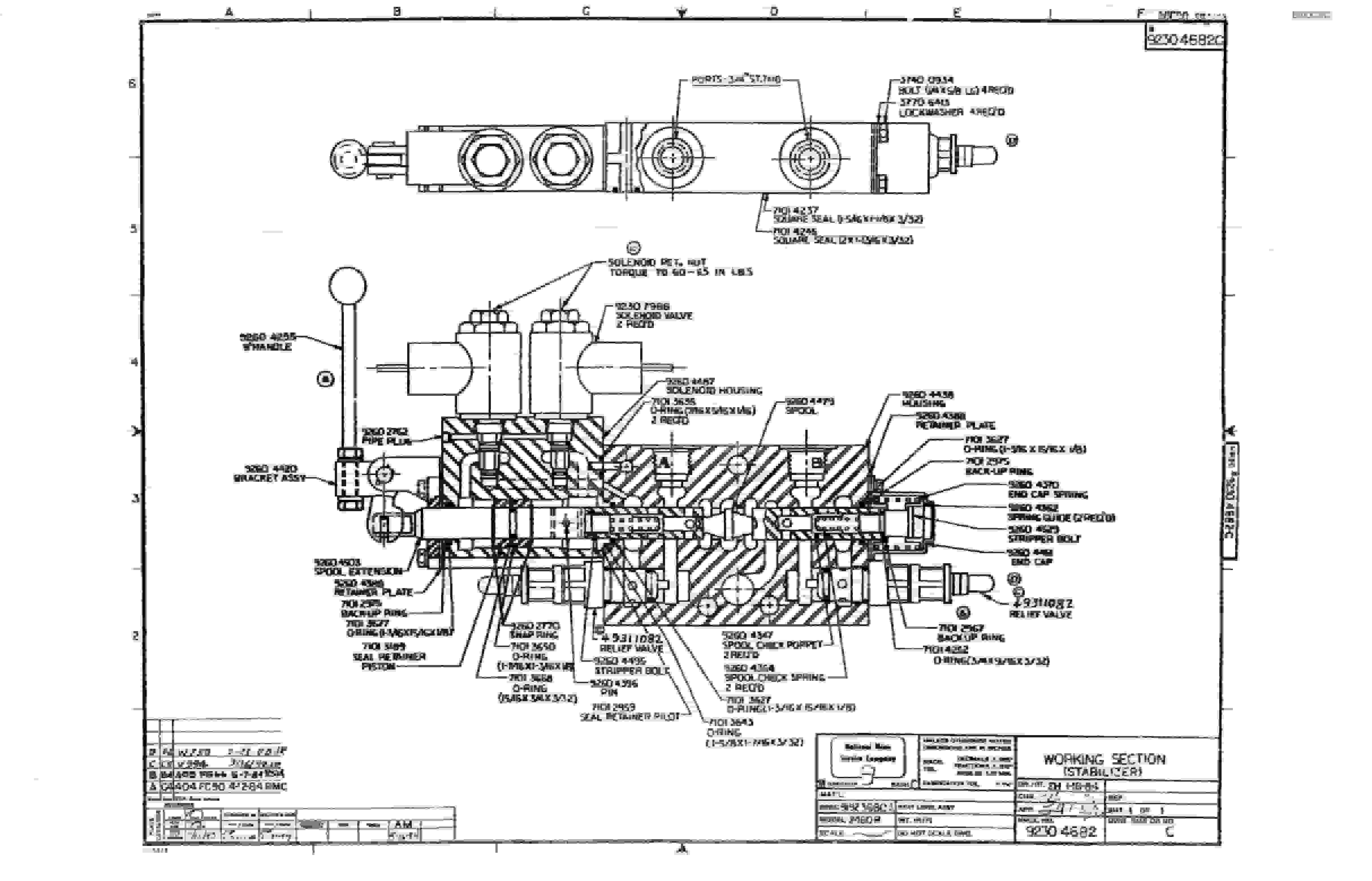 Bucyrus 25M0 Miner Parts Catalog BI000282-2