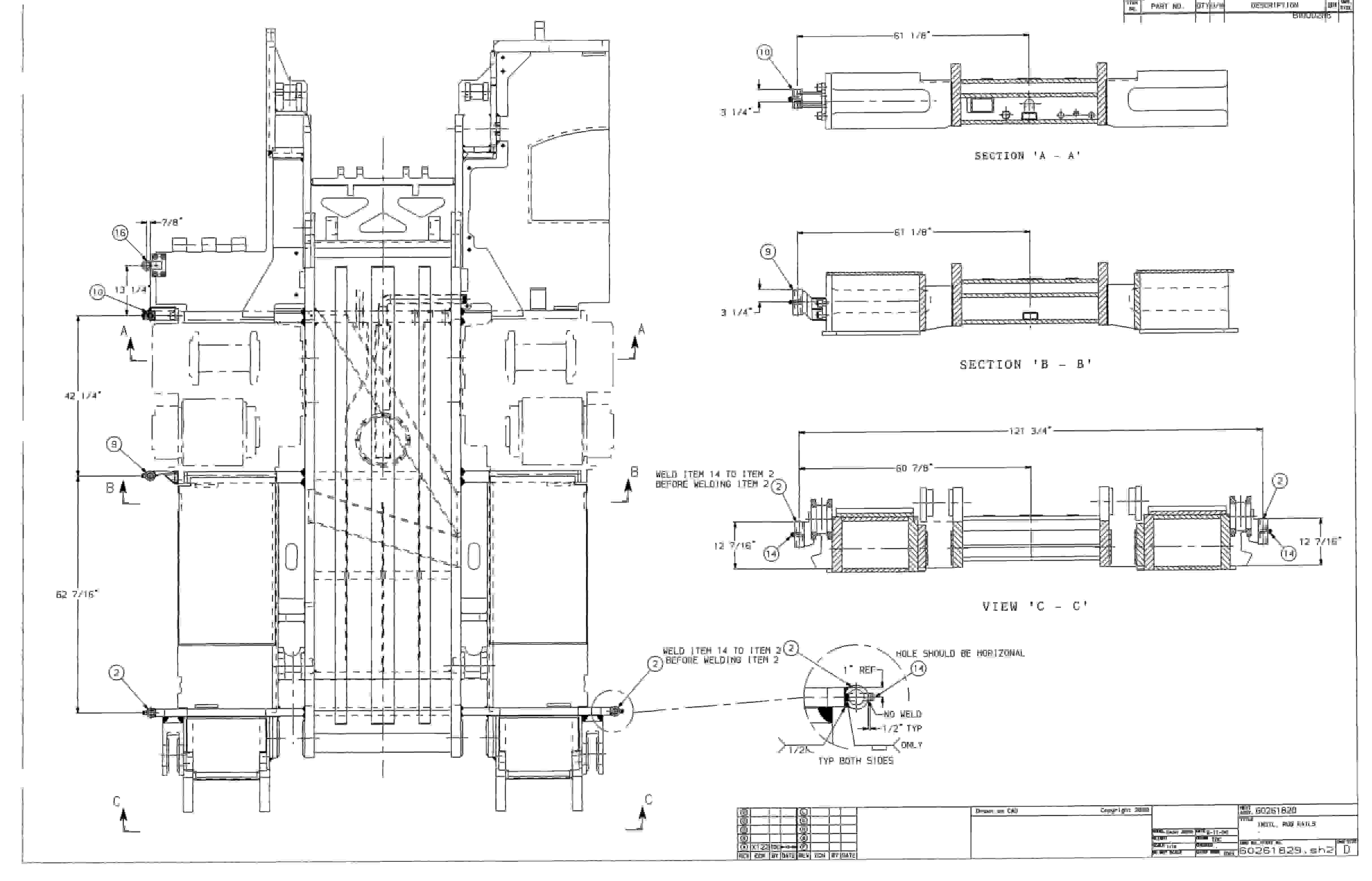 Bucyrus 25M0 Miner Parts Catalog BI000286-2