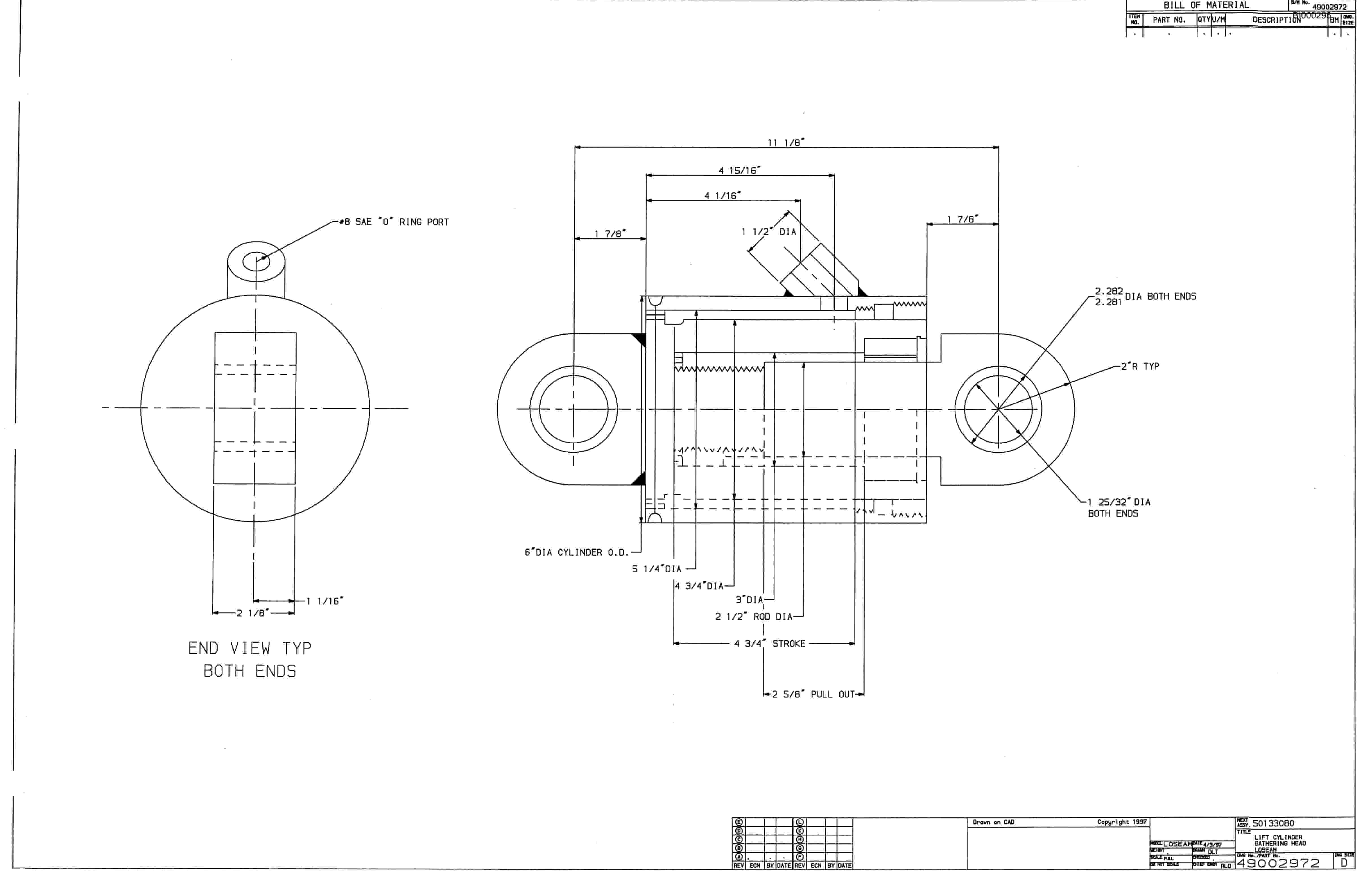 Bucyrus 25M0 Miner Parts Catalog BI000295-2