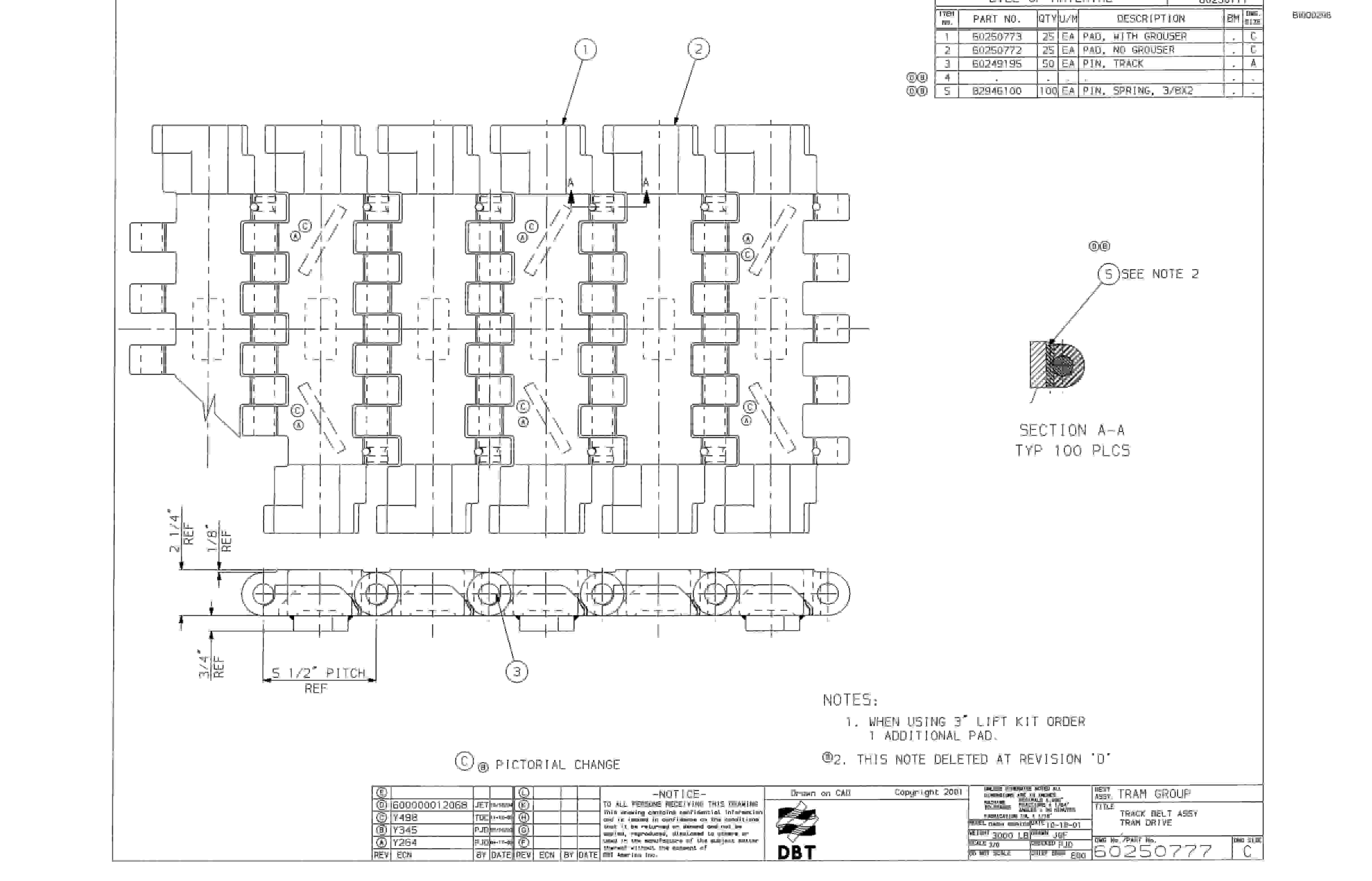 Bucyrus 25M0 Miner Parts Catalog BI000298-3