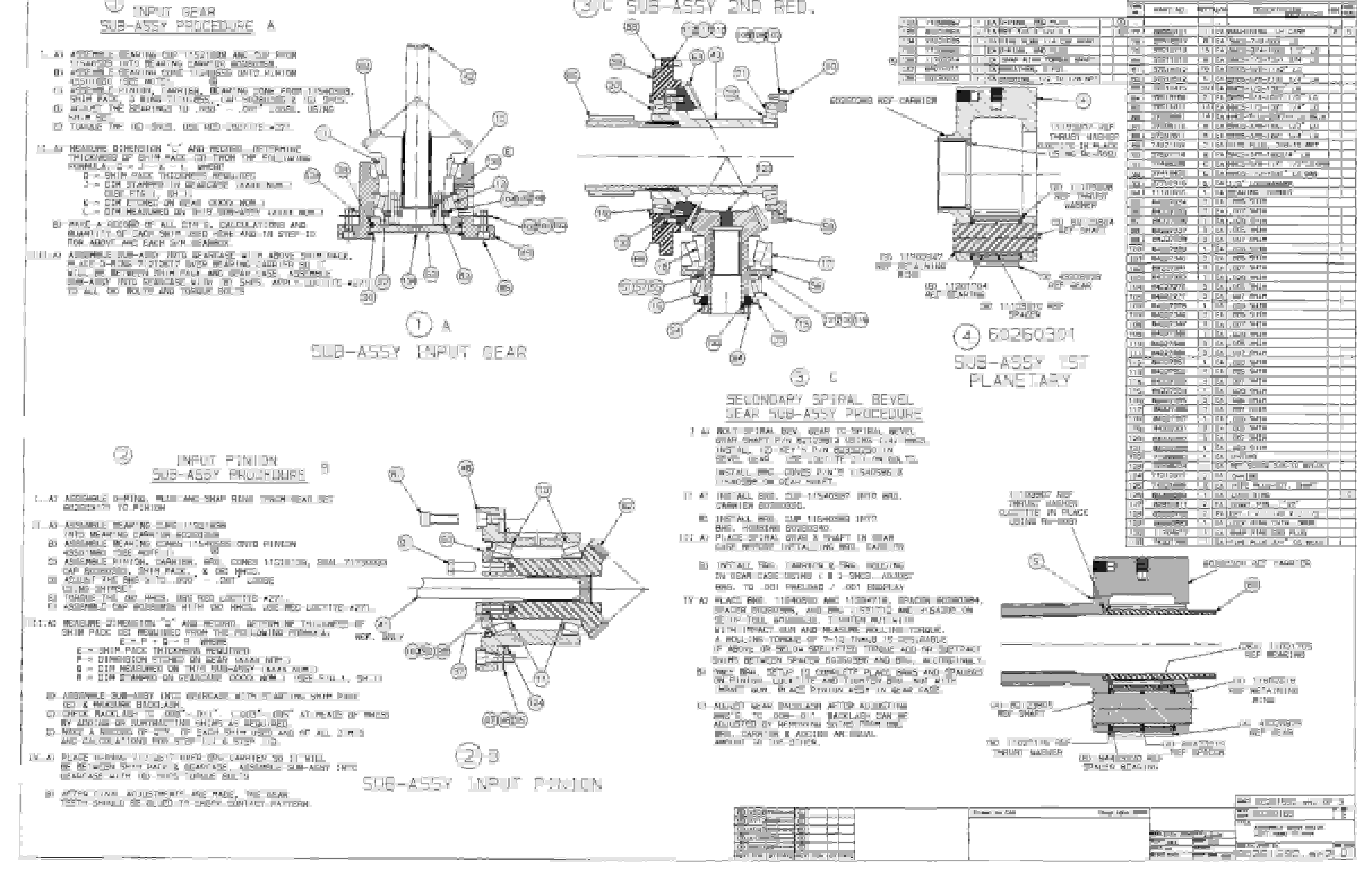 Bucyrus 25M0 Miner Parts Catalog BI000299-4