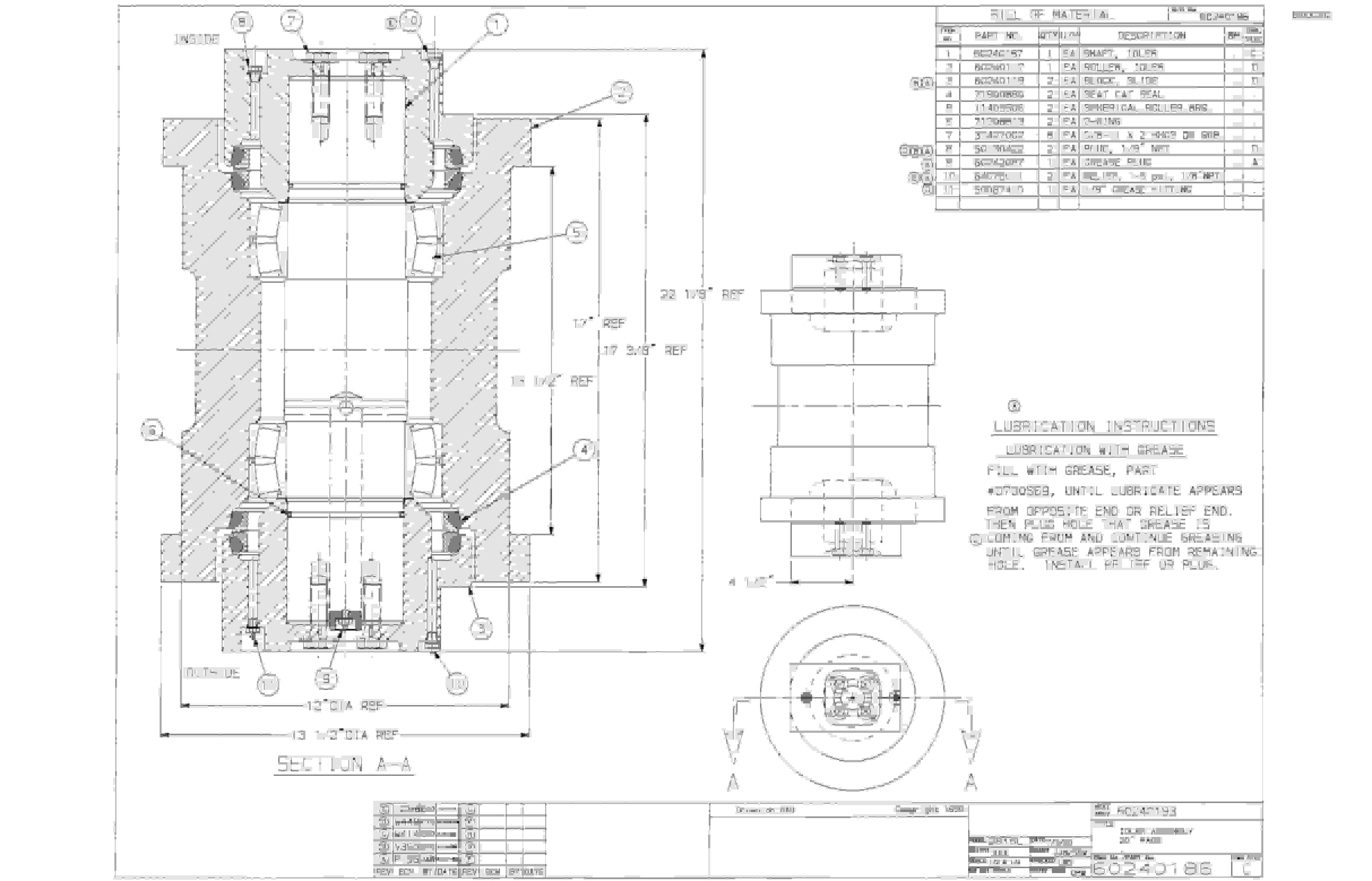 Bucyrus 25M0 Miner Parts Catalog BI000302-3