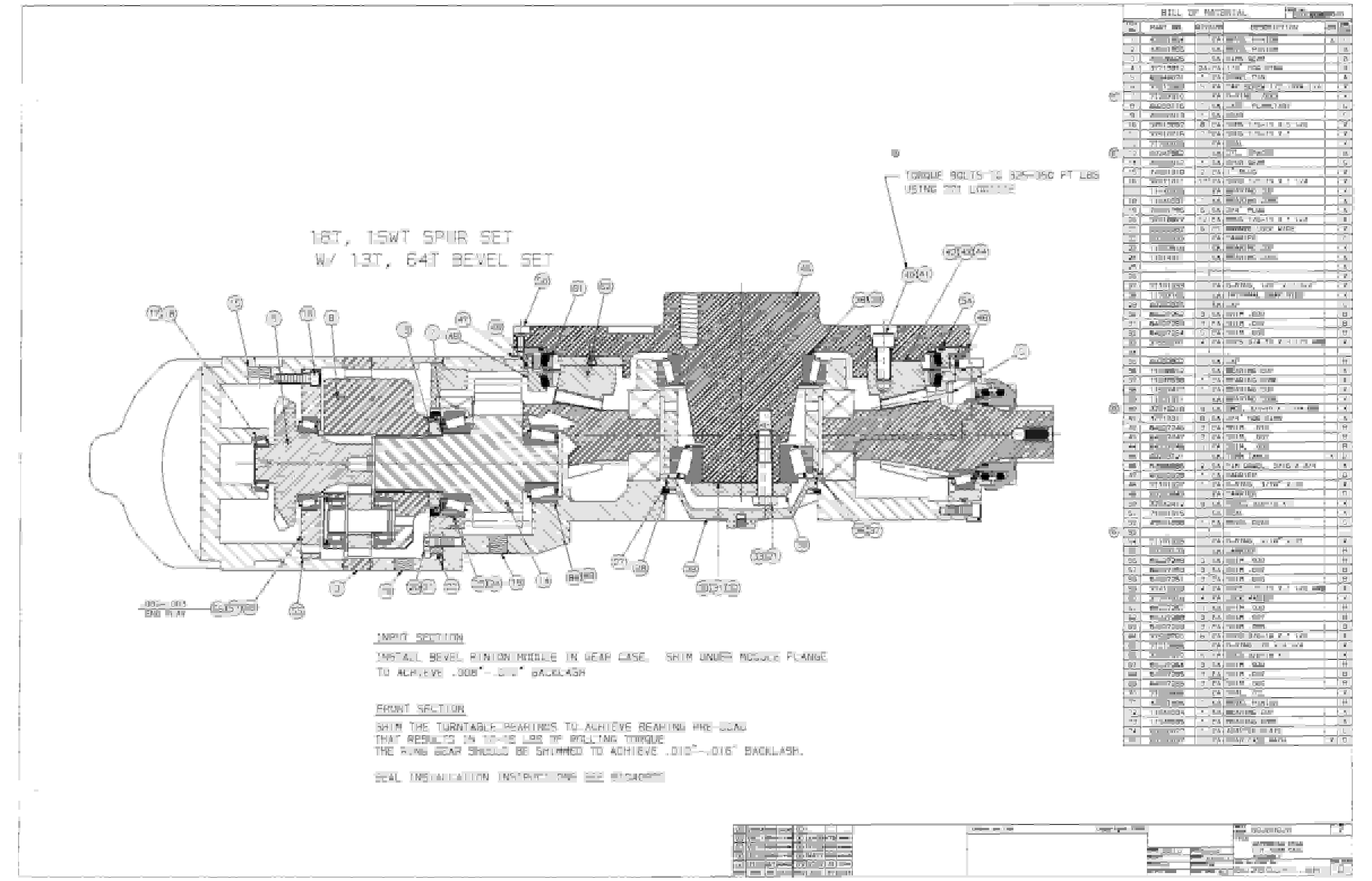 Bucyrus 25M0 Miner Parts Catalog BI000307-5