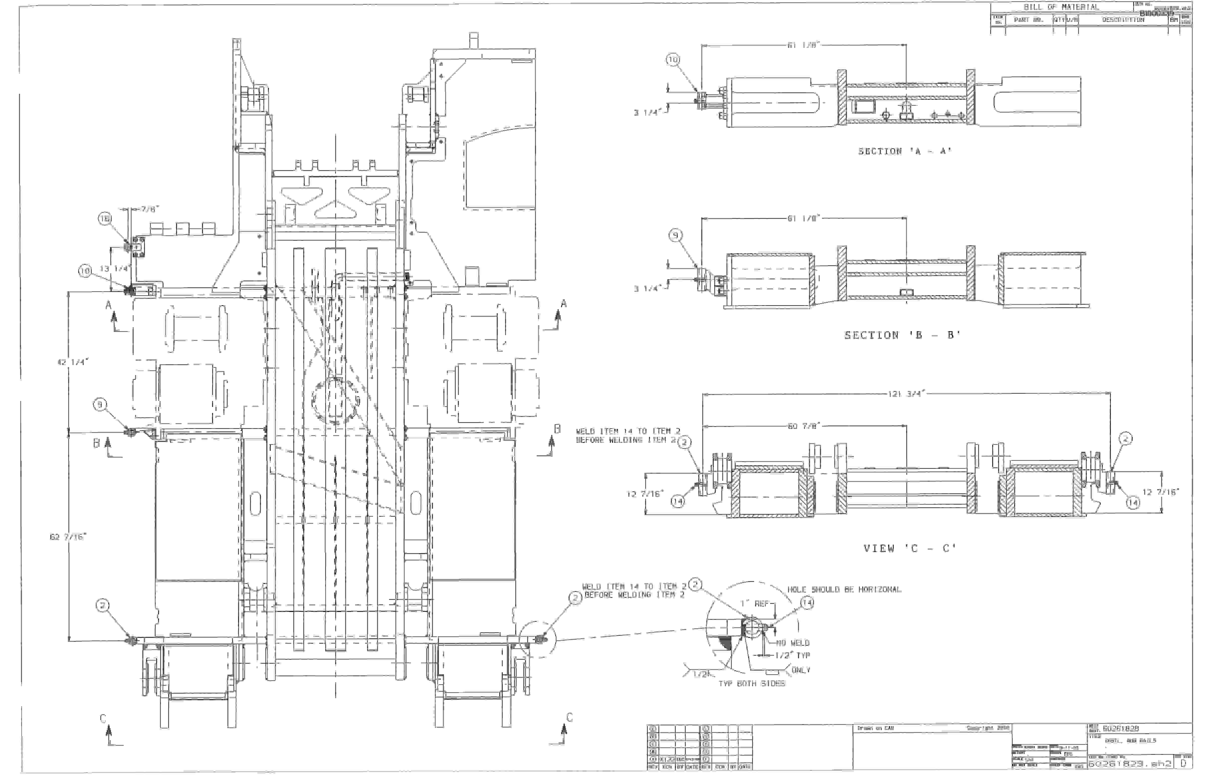 Bucyrus 25M0 Miner Parts Catalog BI000339-2