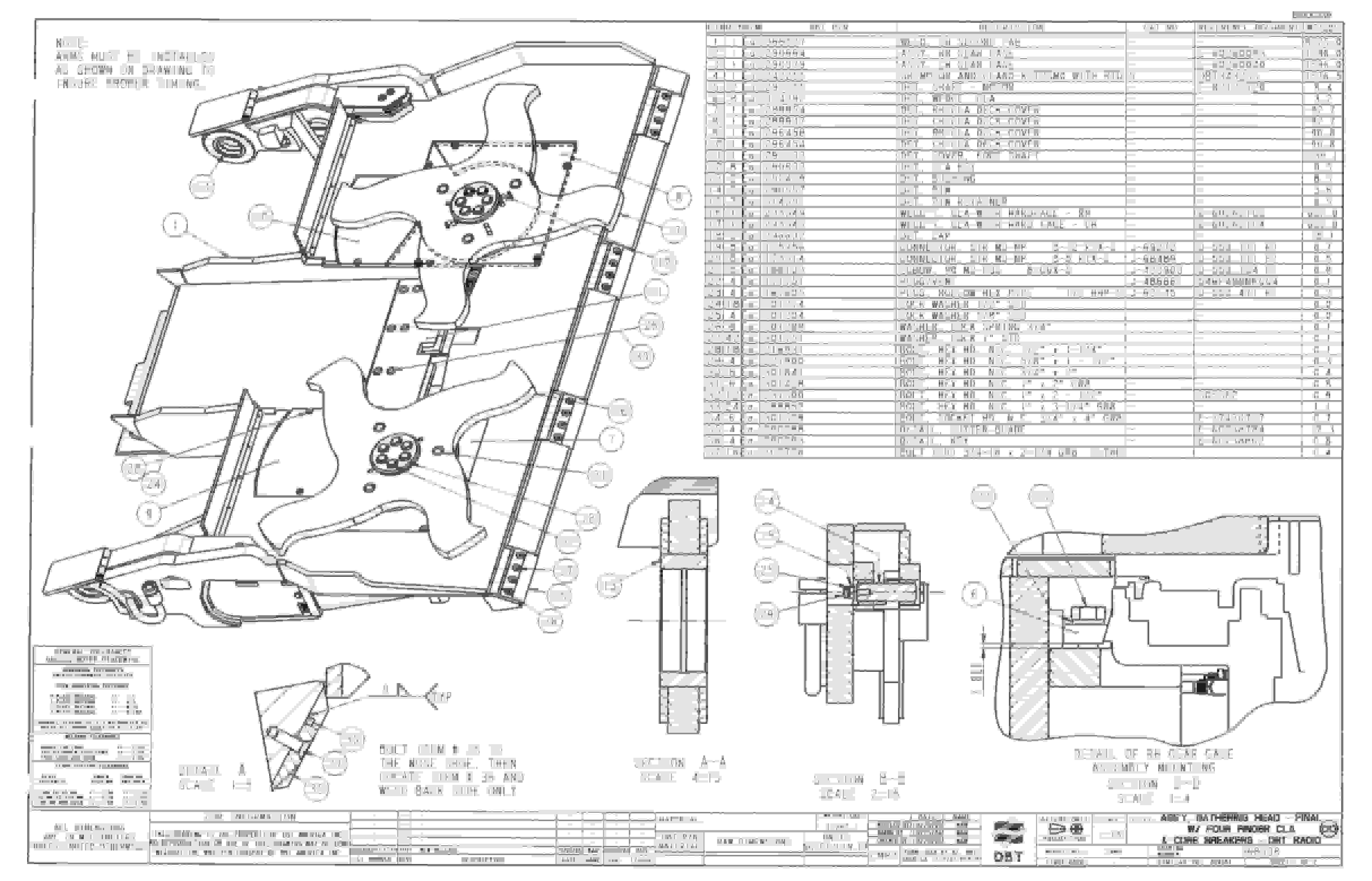 Bucyrus 25M0 Miner Parts Catalog BI000339-4