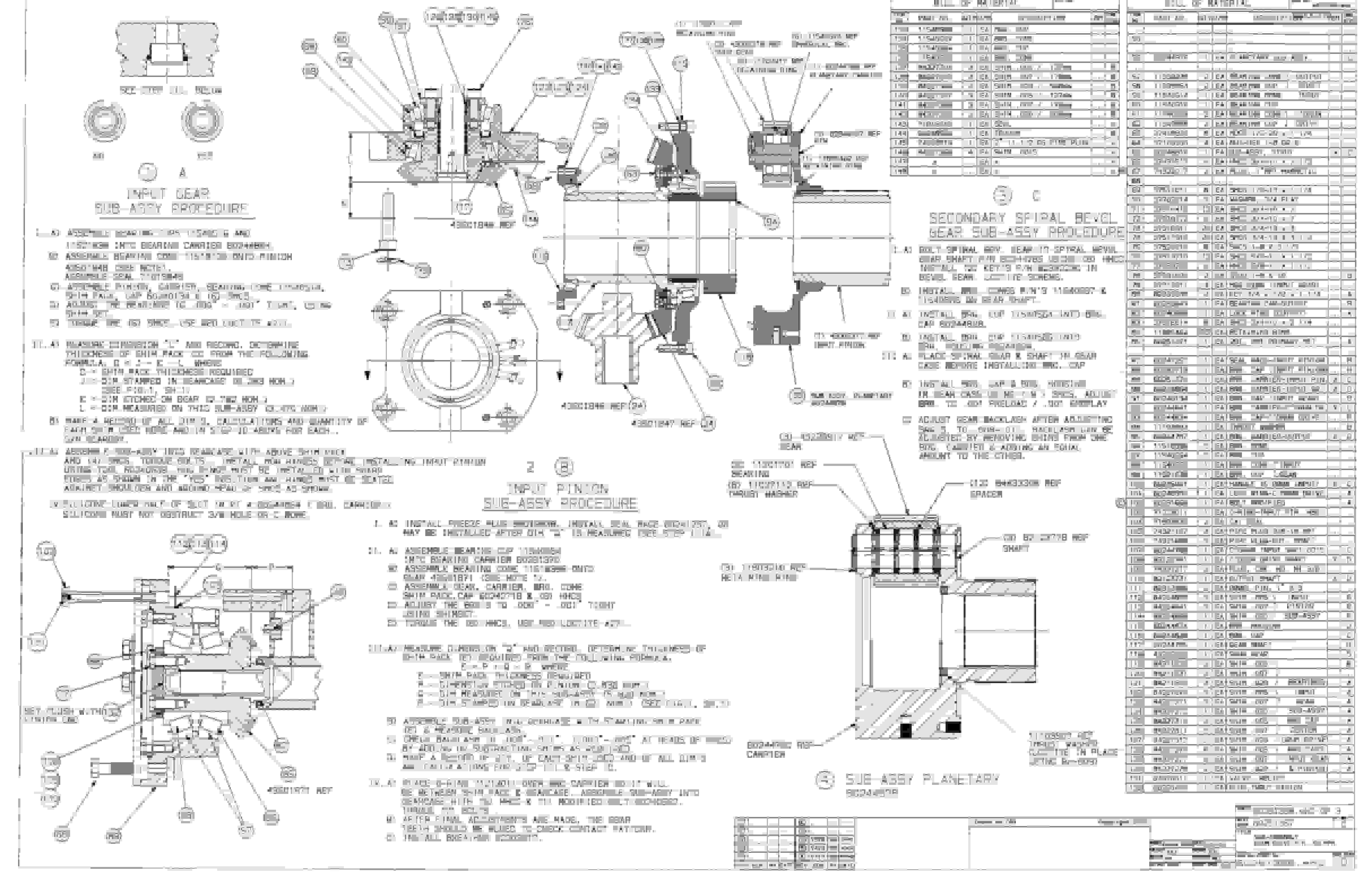 Bucyrus 25M1 Miner Parts Catalog BI000310-4