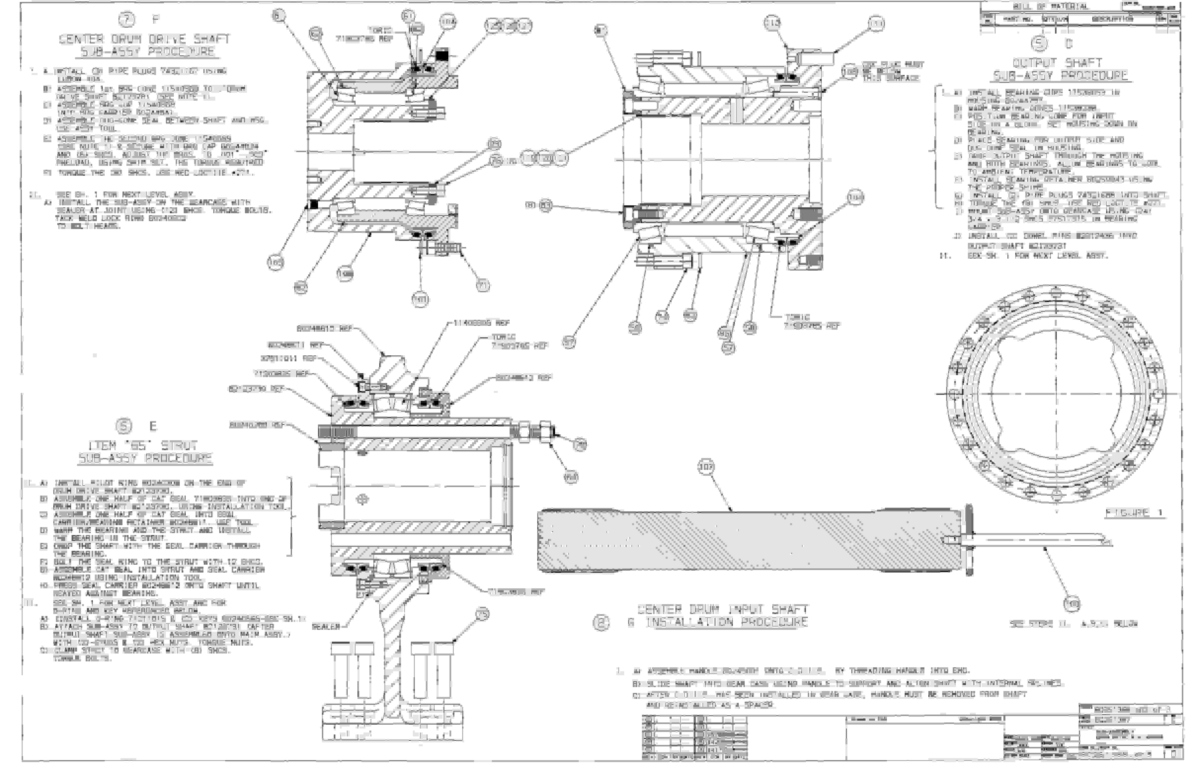 Bucyrus 25M1 Miner Parts Catalog BI000338-4