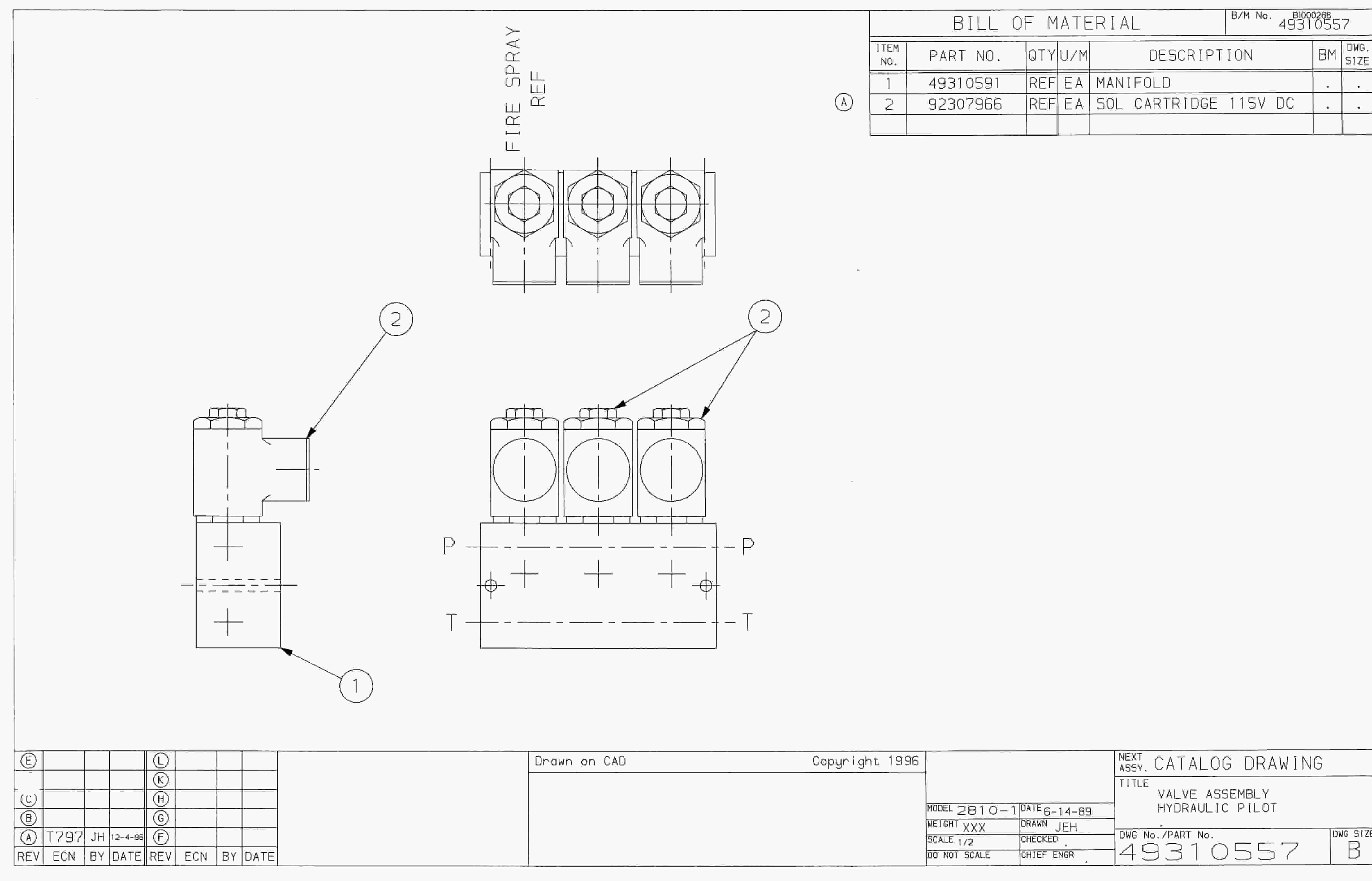 Bucyrus 25M2 Miner Parts Catalog BI000268-2