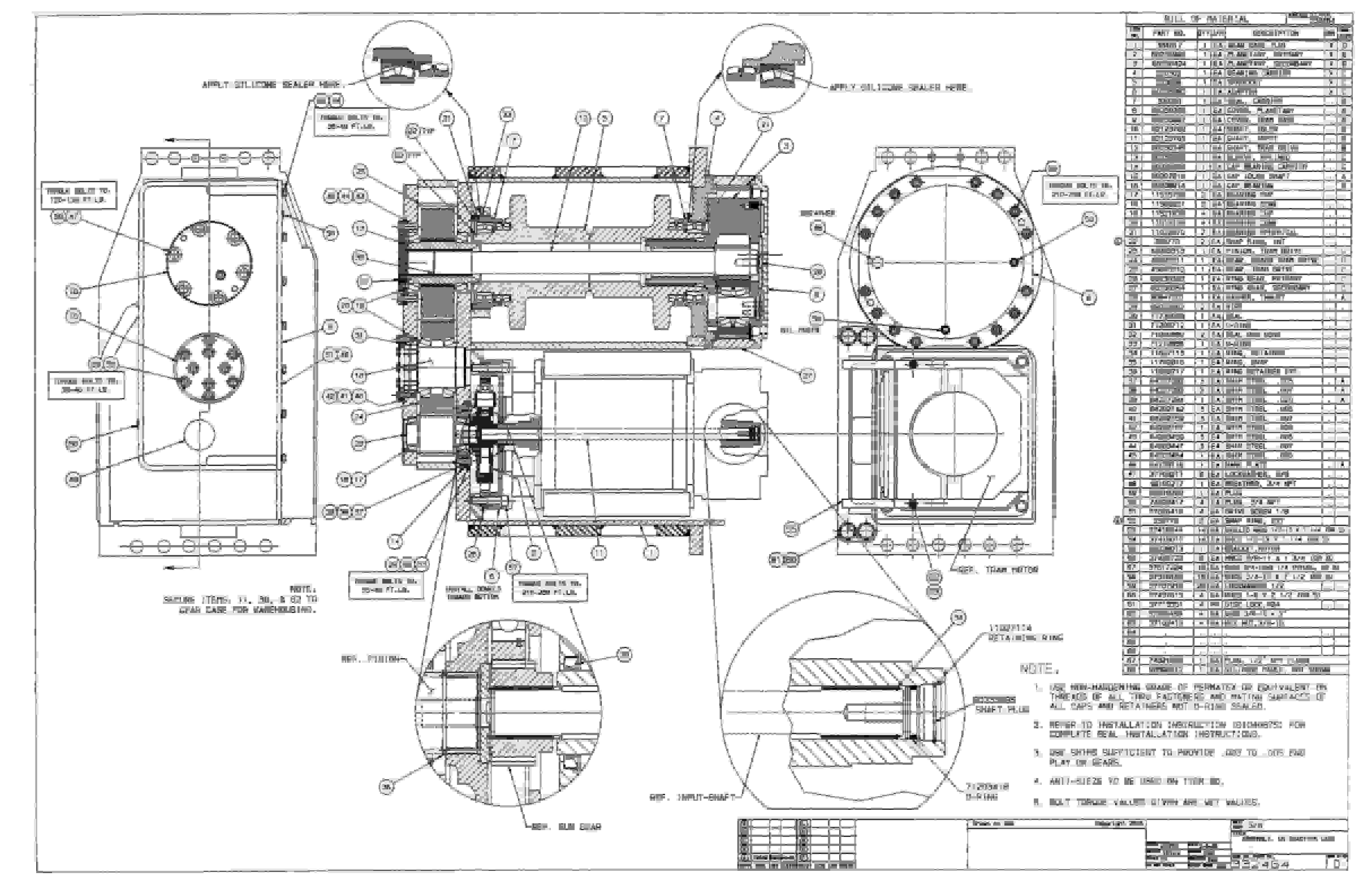 Bucyrus 25M2 Miner Parts Catalog BI000288-3