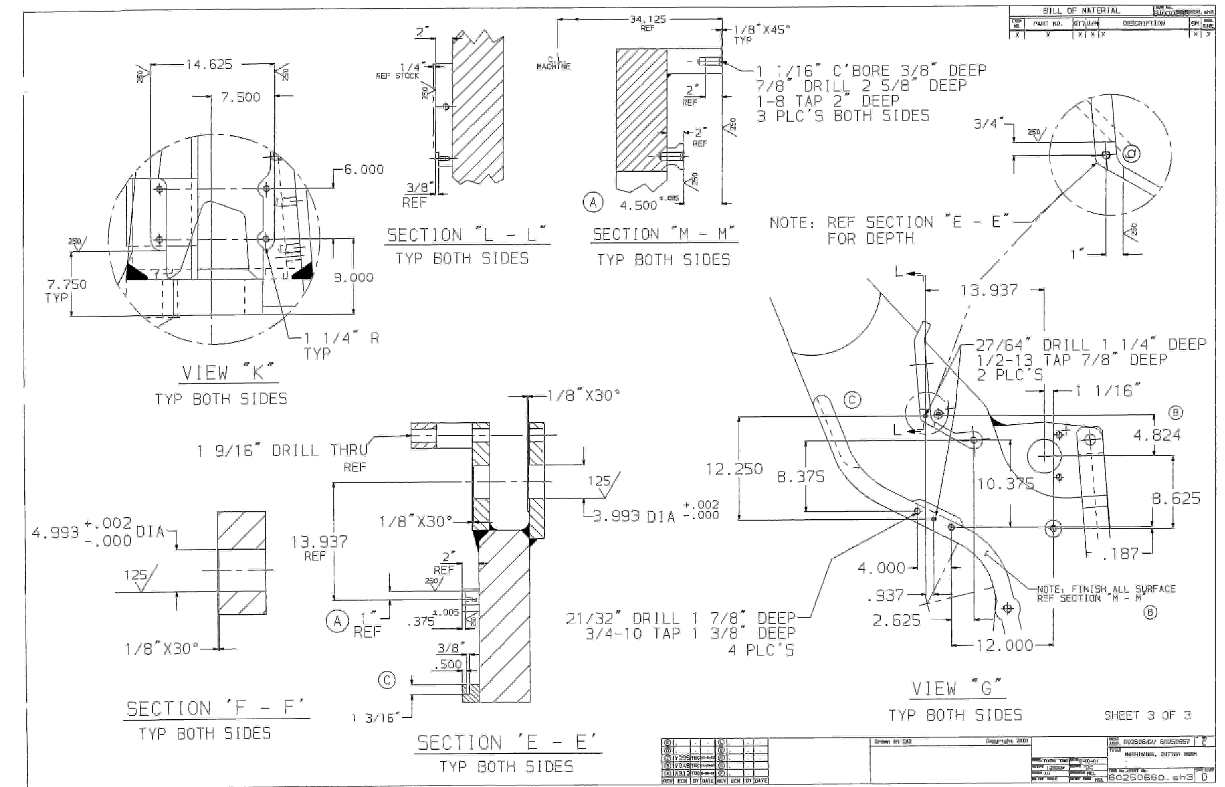 Bucyrus 25M2 Miner Parts Catalog BI000288-5