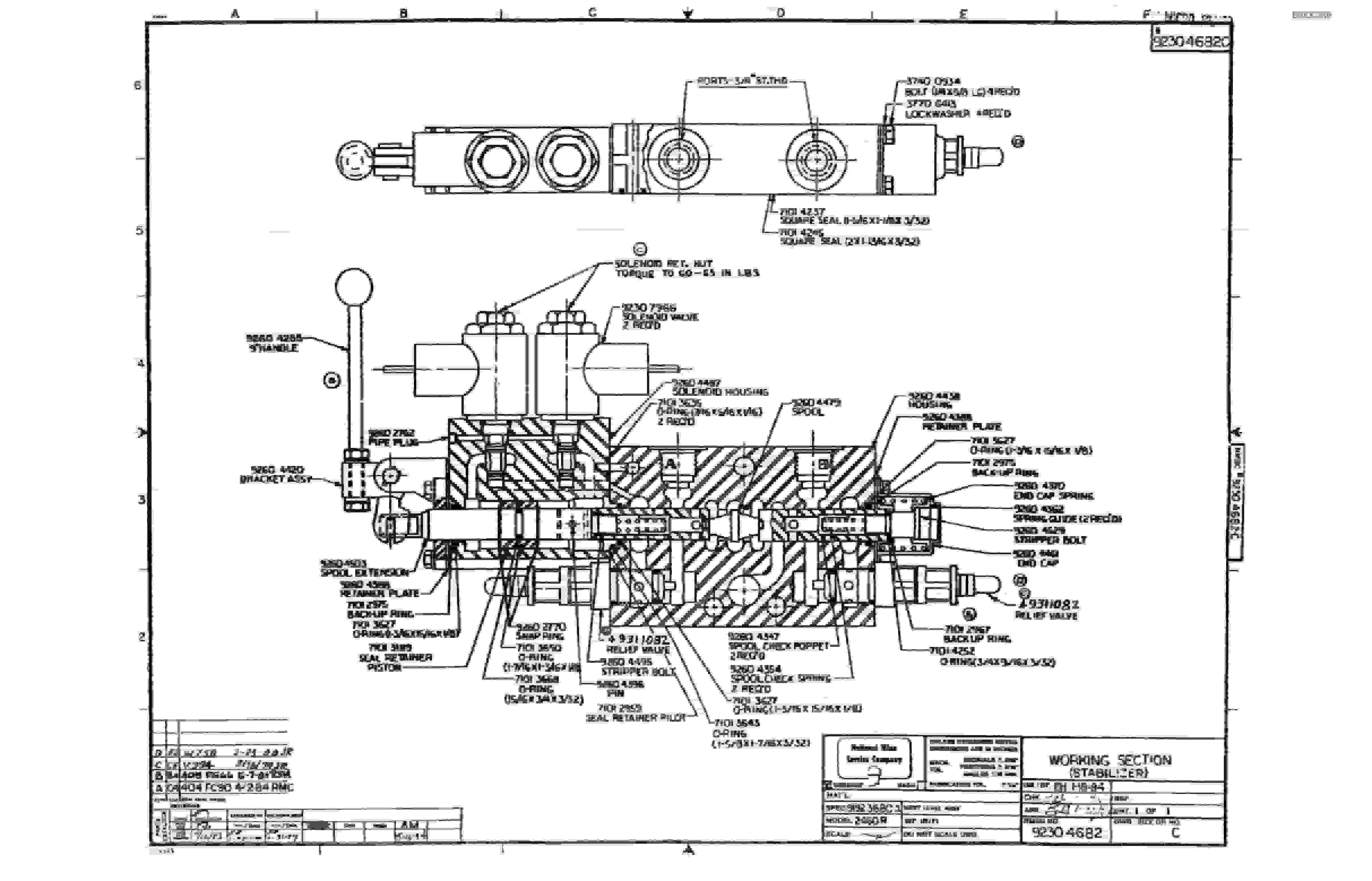 Bucyrus 25M2 Miner Parts Catalog BI000289-2