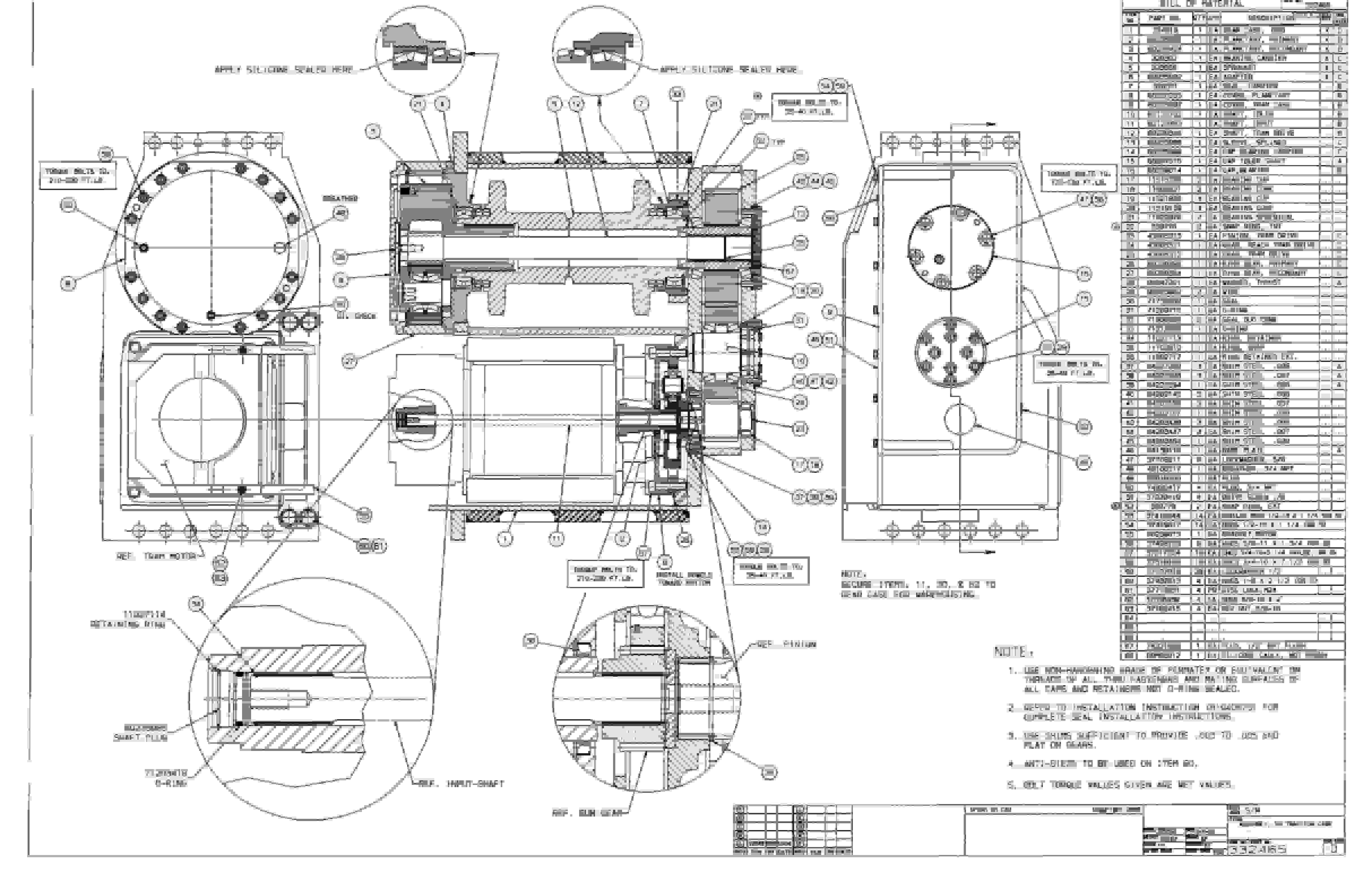 Bucyrus 25M2 Miner Parts Catalog BI000289-3